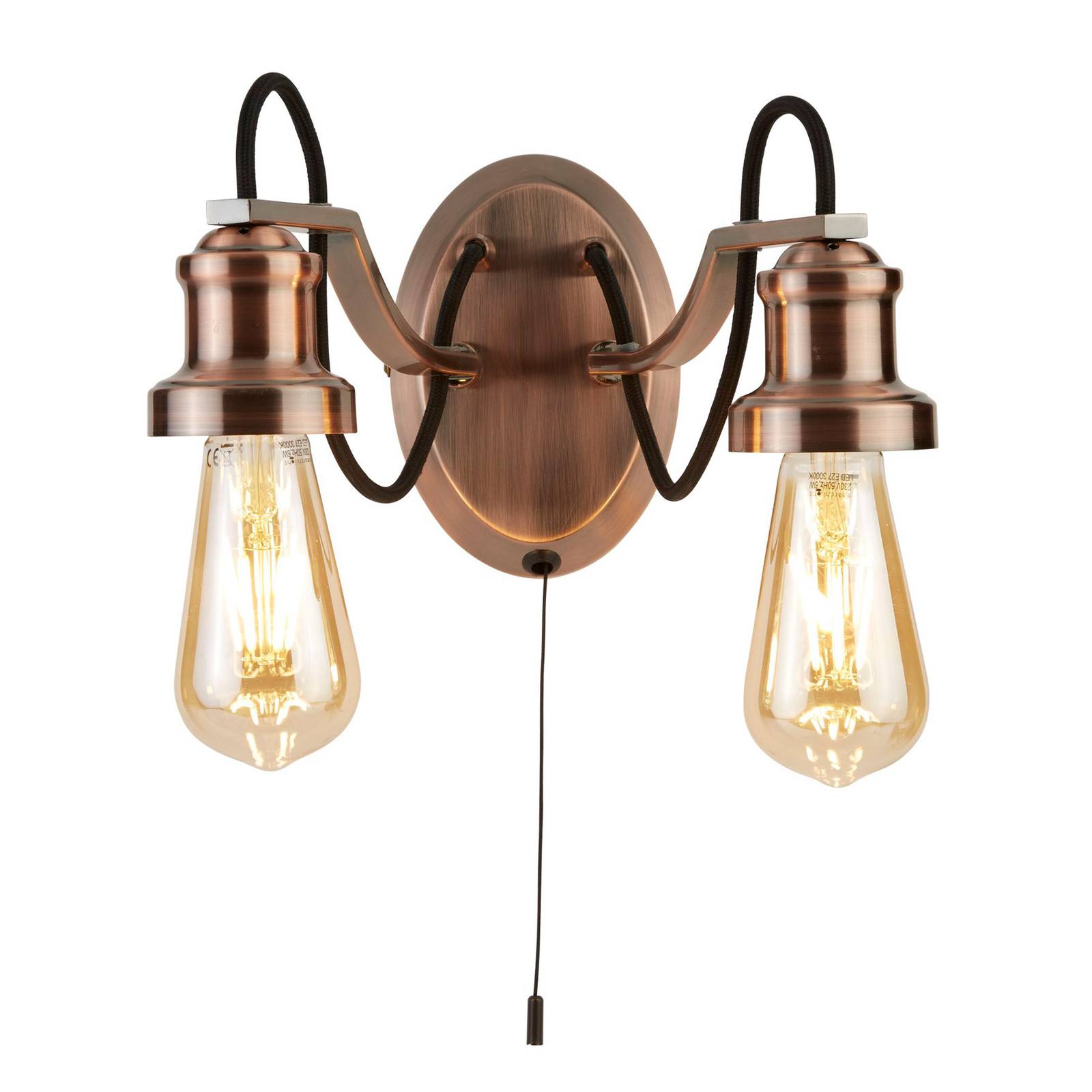 Photos - Chandelier / Lamp Searchlight Olivia wall light, antique look with a switch 