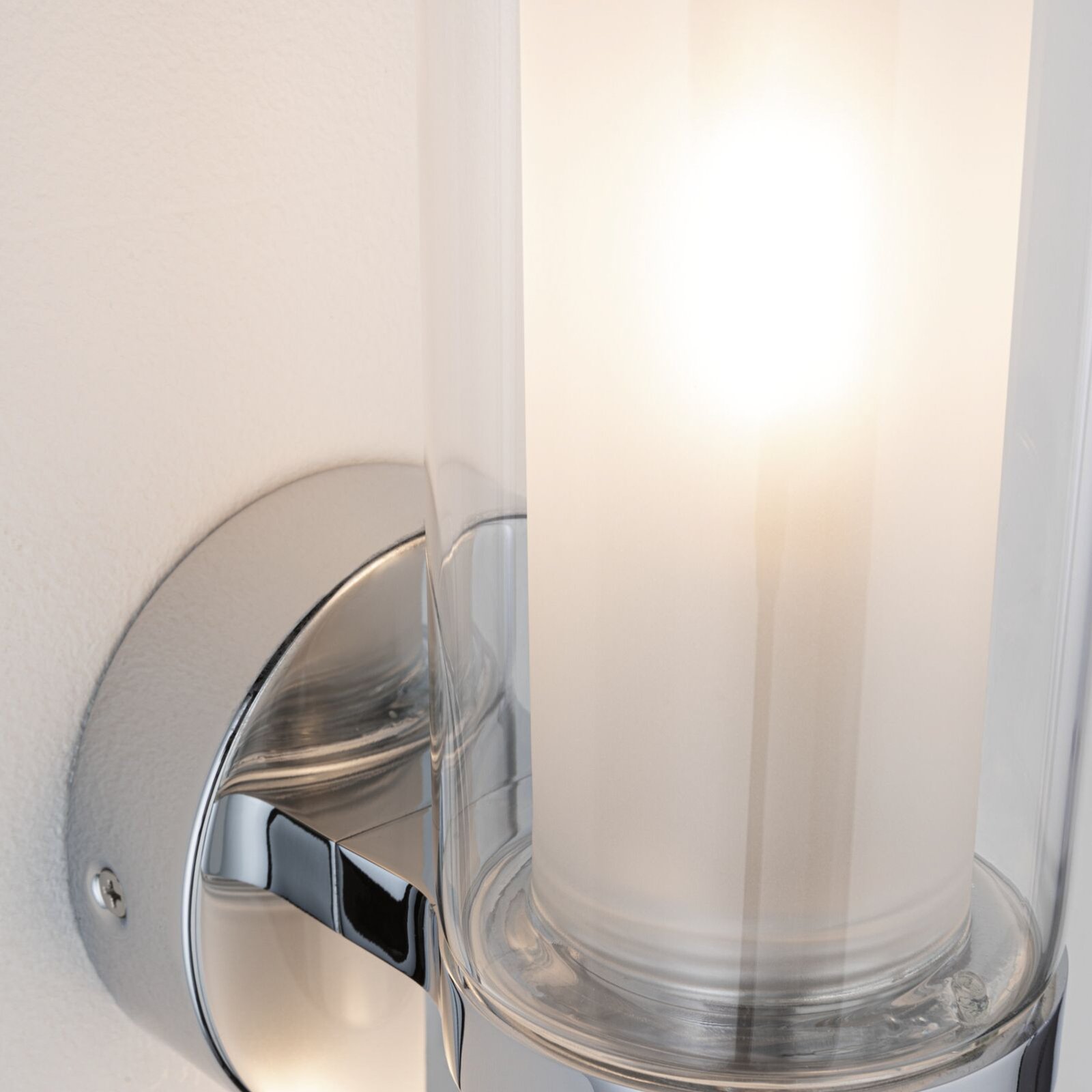Luena LED Nástěnné Svítidlo IP44 Dim. Chrom/Clear - Paulmann