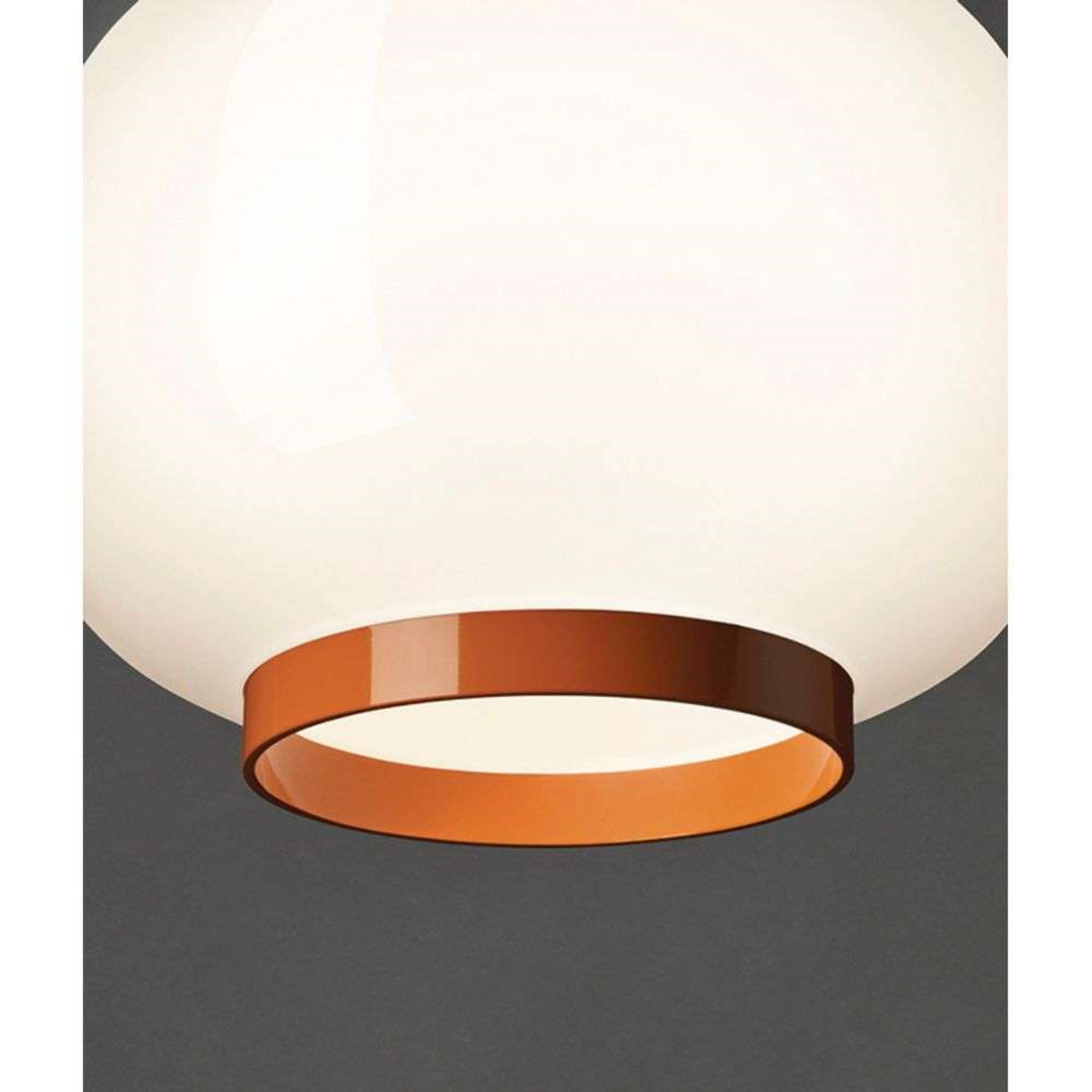 Chouchin 1 Reverse LED Lustră Pendul Dimmable 10m White/Orange - Foscarini