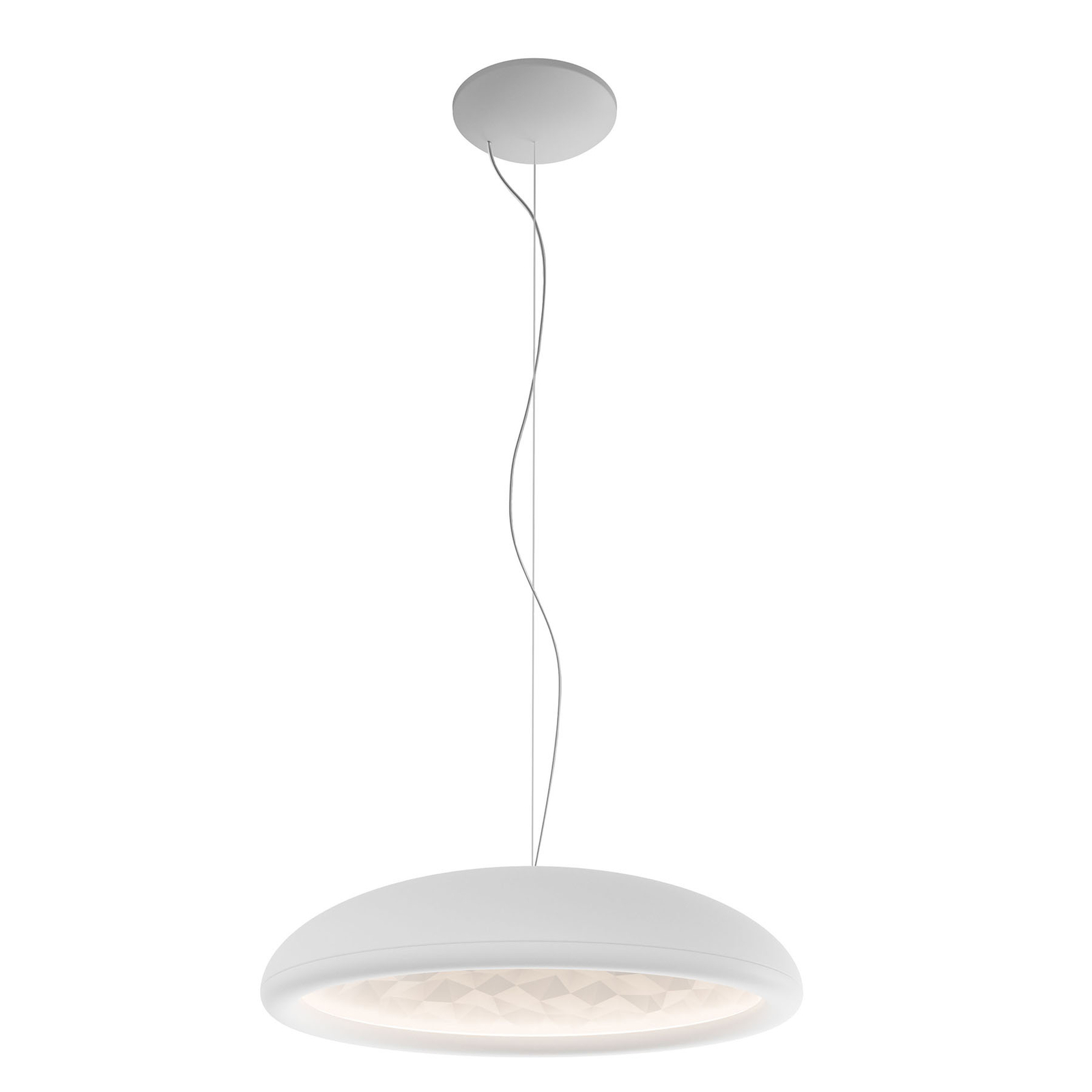 Rotaliana Febo H1 LED hanging lamp matt white