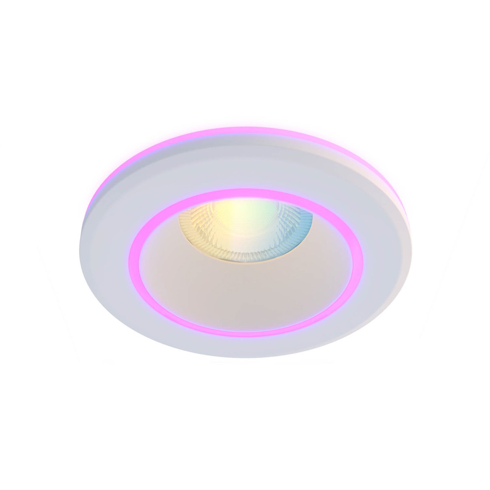 "Calex Smart Halo" įleidžiamieji šviestuvai CCT RGB baltos spalvos