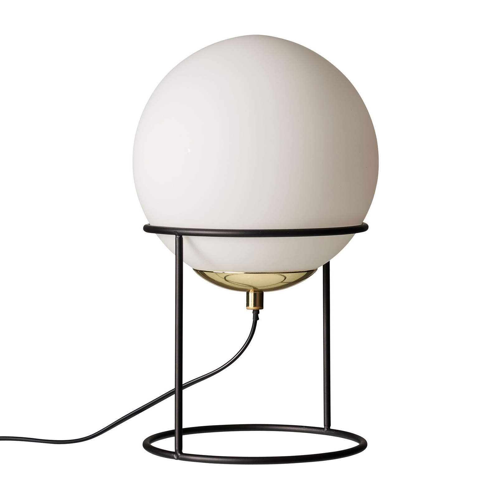 Dyberg Larsen Moon table lamp with glass ball opal