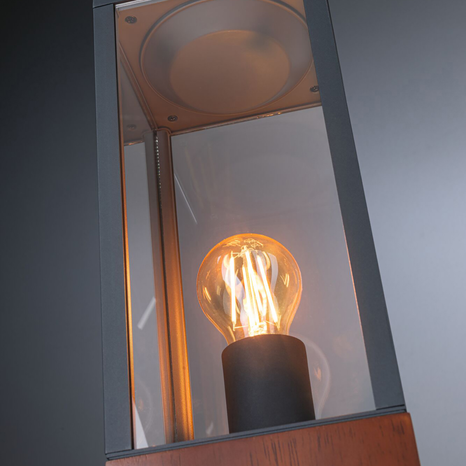 Timba Object Tuinlamp H60 Hout - Paulmann