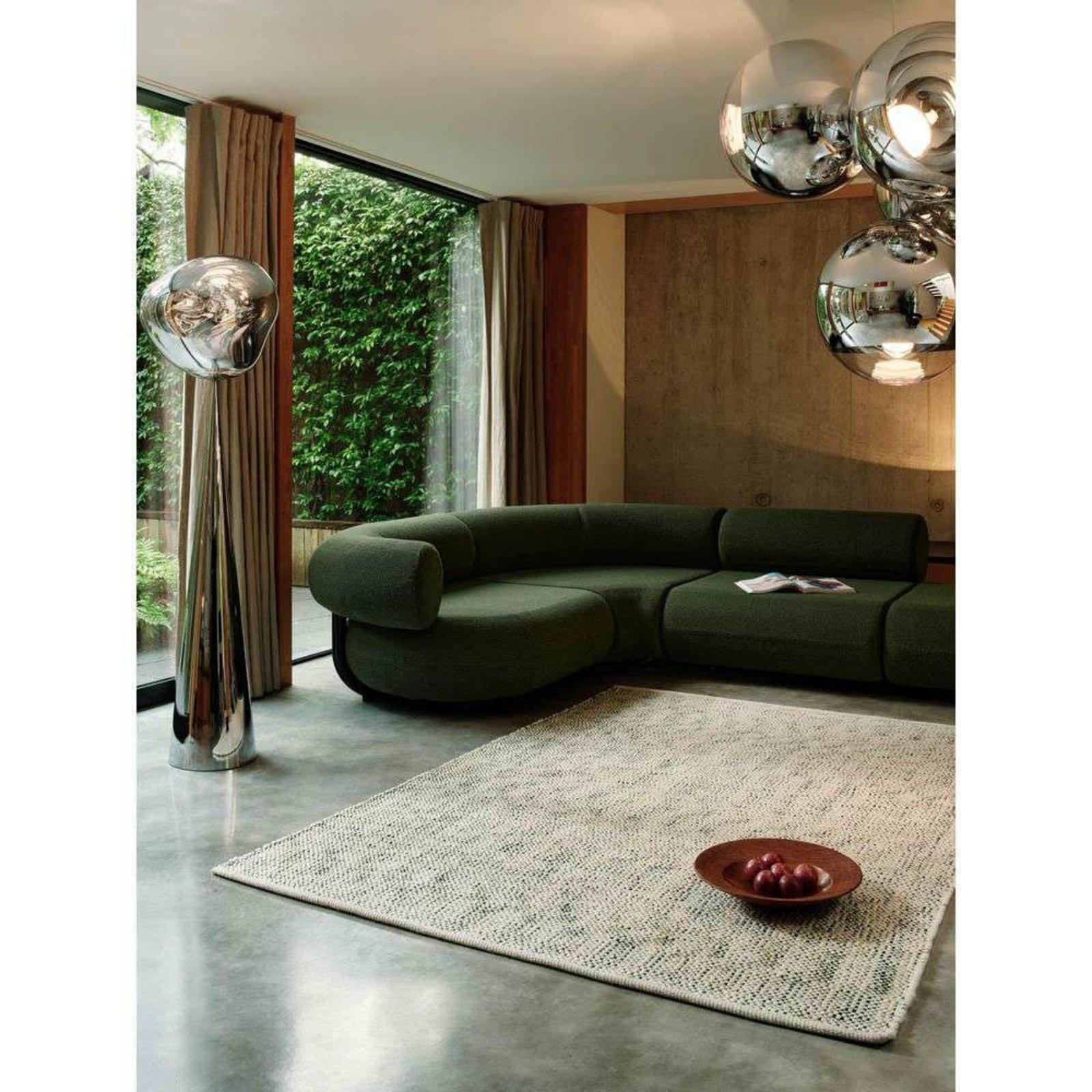 Tweed Teppich 170x240 Green - Tom Dixon