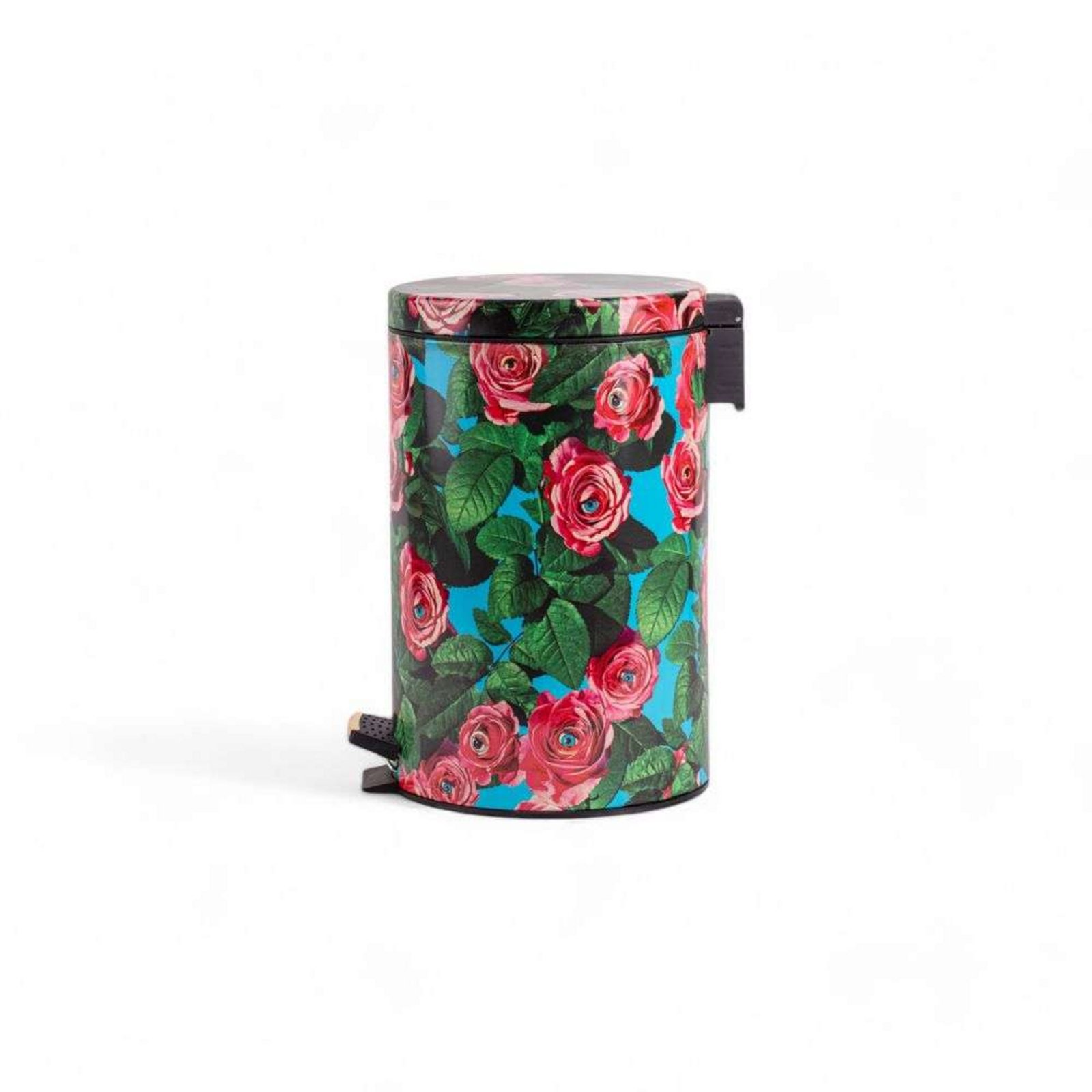 Roses Toiletpaper Home Dustbin Ø25xH39,5 Multicolor - Seletti