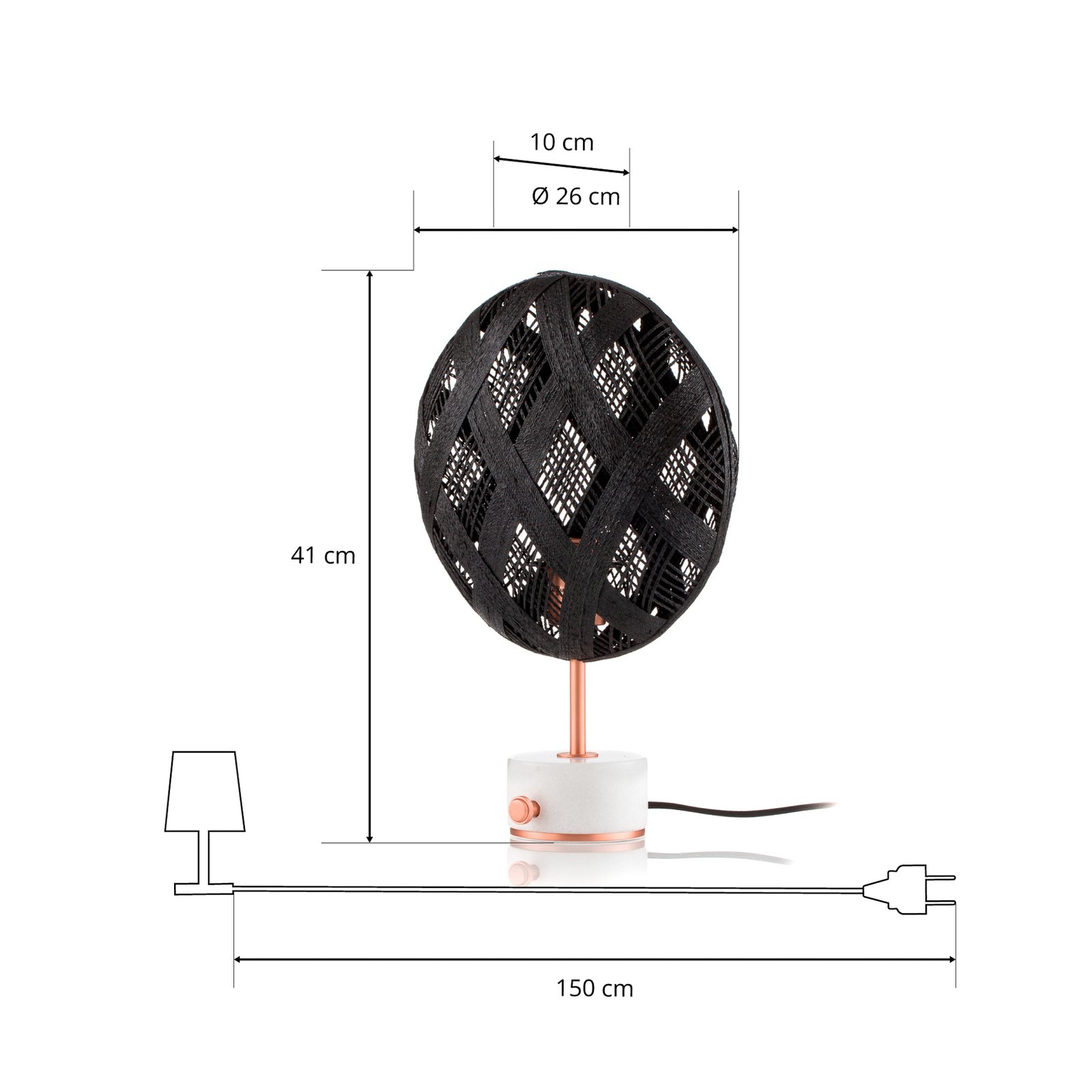 Forestier Chanpen S Diamant table copper/black