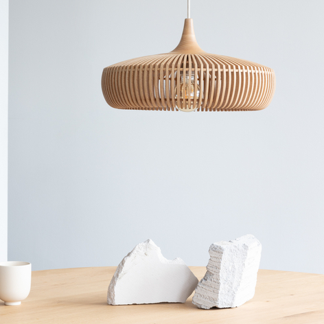 UMAGE Clava Dine natural oak, Cannonball weiß