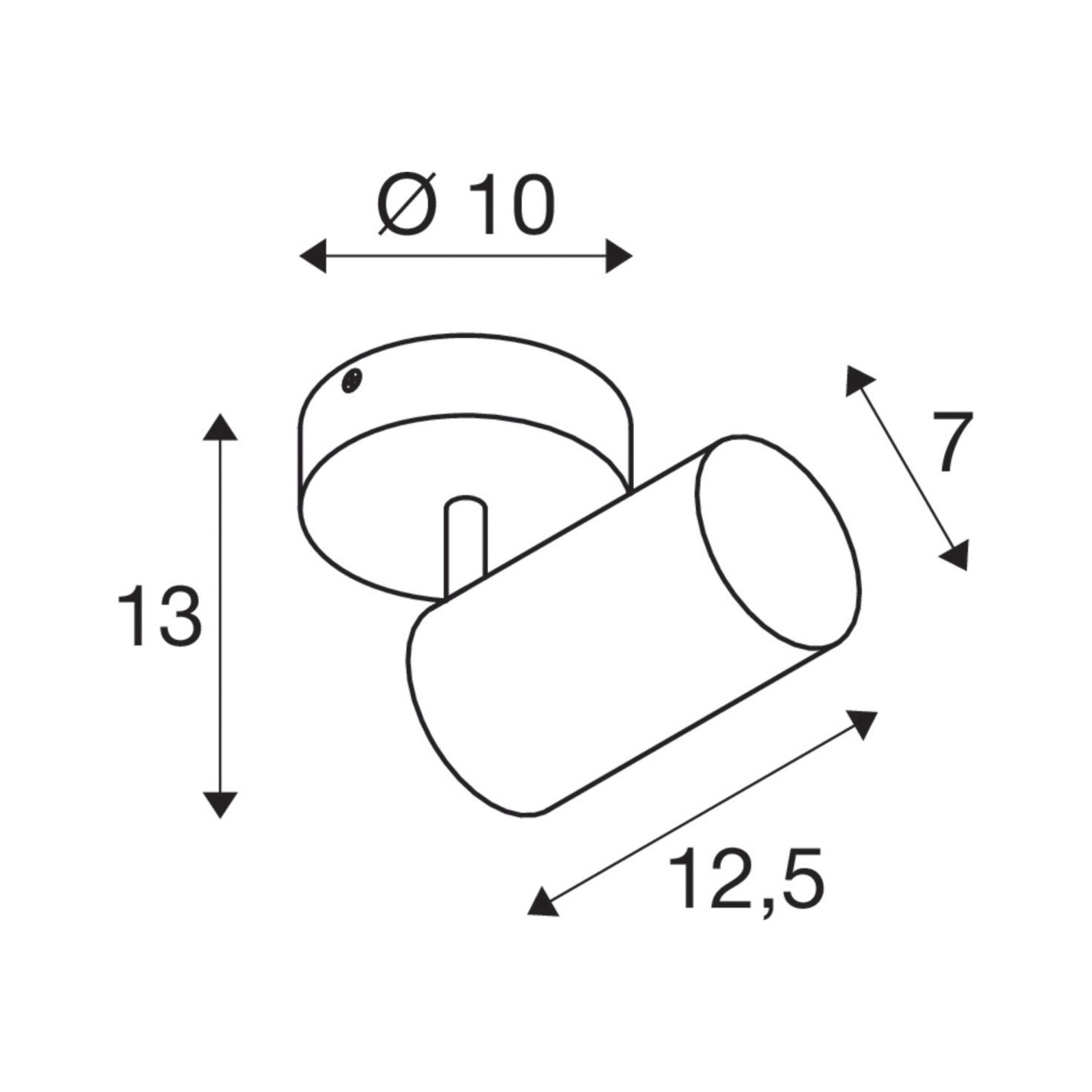 Asto Tube Plafonnier White - SLV