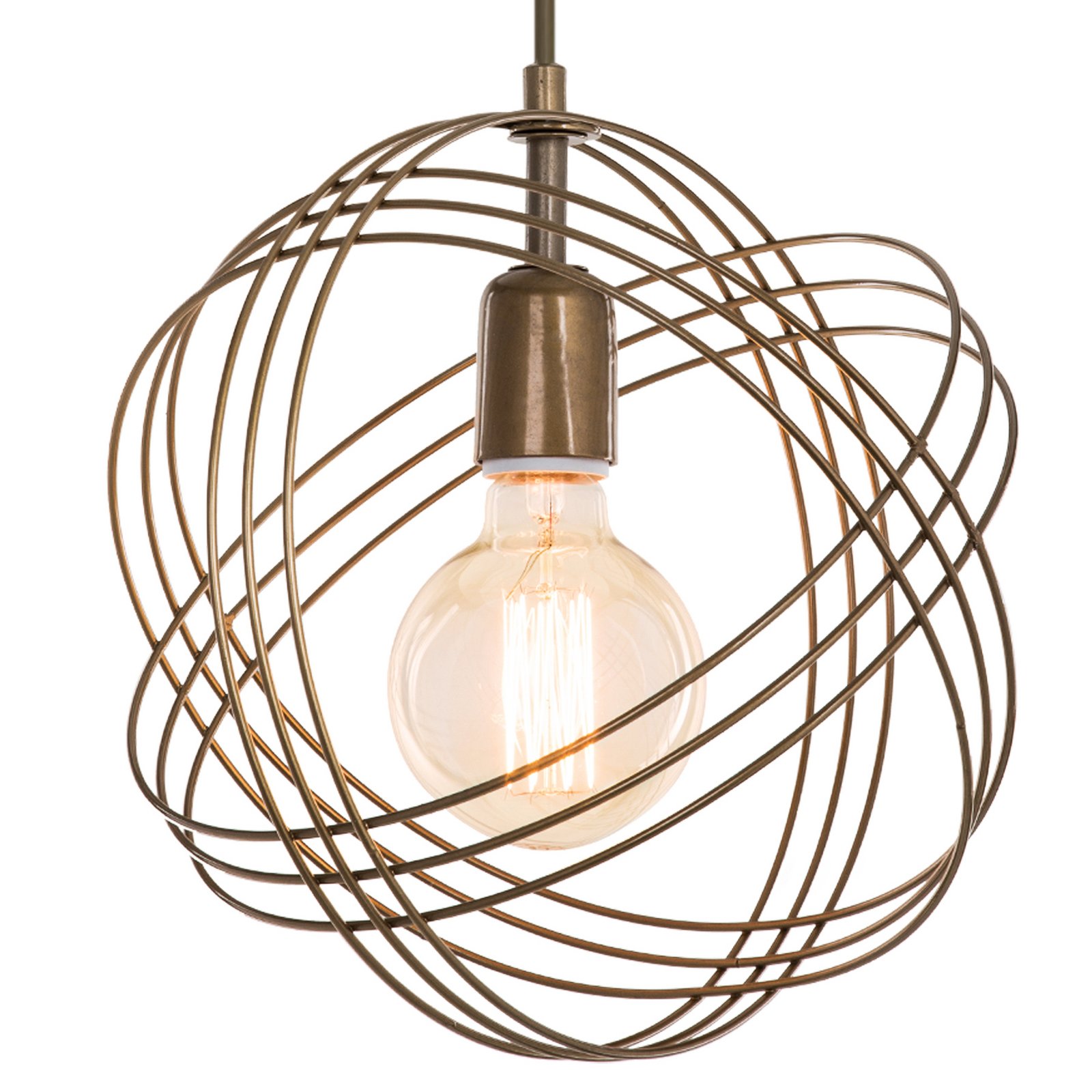 Suspension Mekik, vieil or, métal, Ø 28 cm Suspension Mekik, vieil or, métal, Ø 28 cm