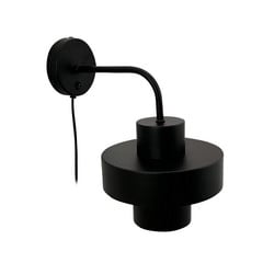 Dyberg Larsen seinävalaisin Stoke, musta, Ø 20 cm, metallia