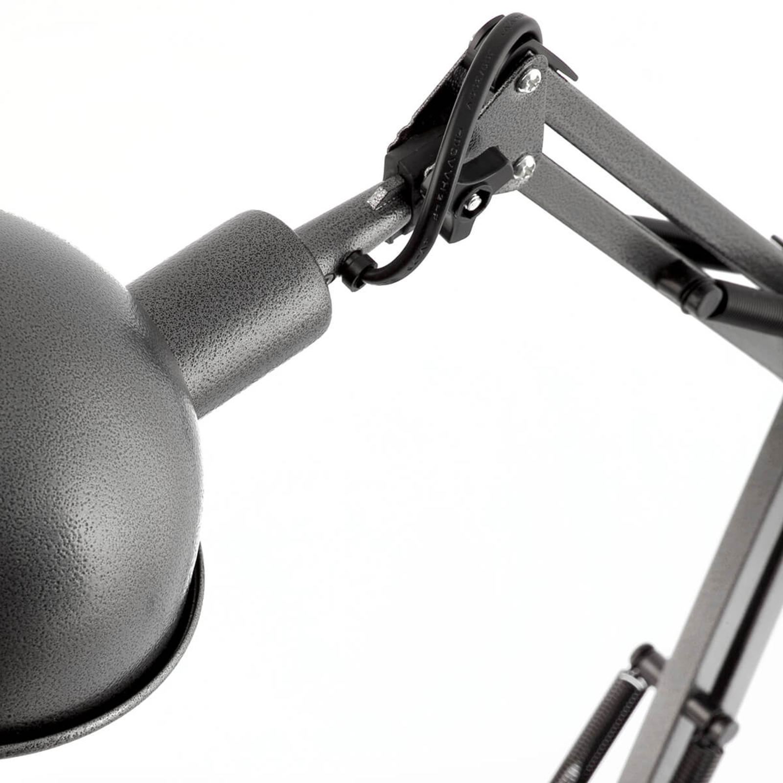 FARO BARCELONA Grey Baobab desk lamp, for Workroom / Office, metal, E14, 11 W, energy efficiency: A++, W: 16 cm, H: 49 cm