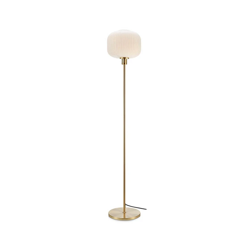 Markslöjd - Sober Floor Lamp Brushed Brass/White