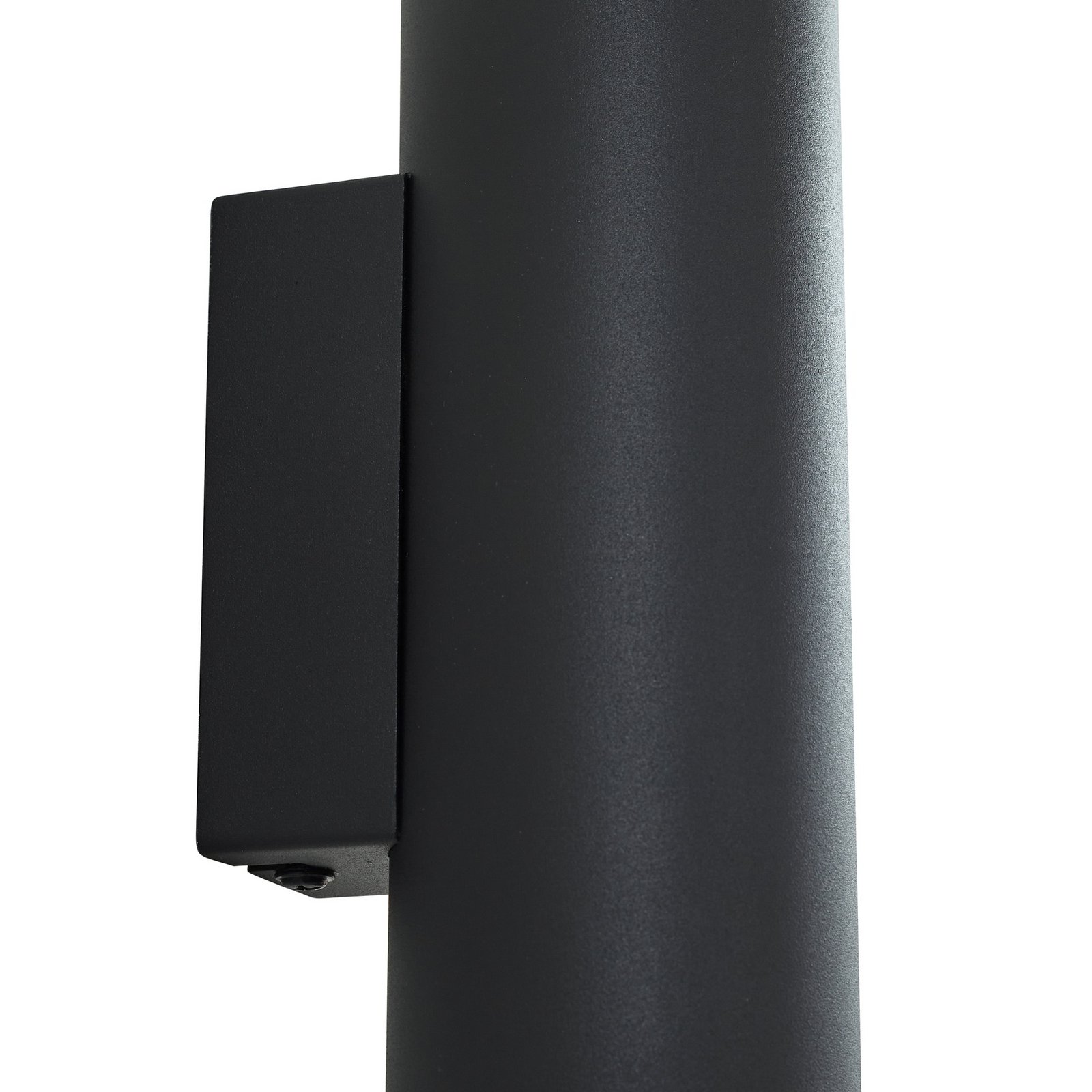 Lindby wall light Joffrey, 18 cm, black, up/down, GU10
