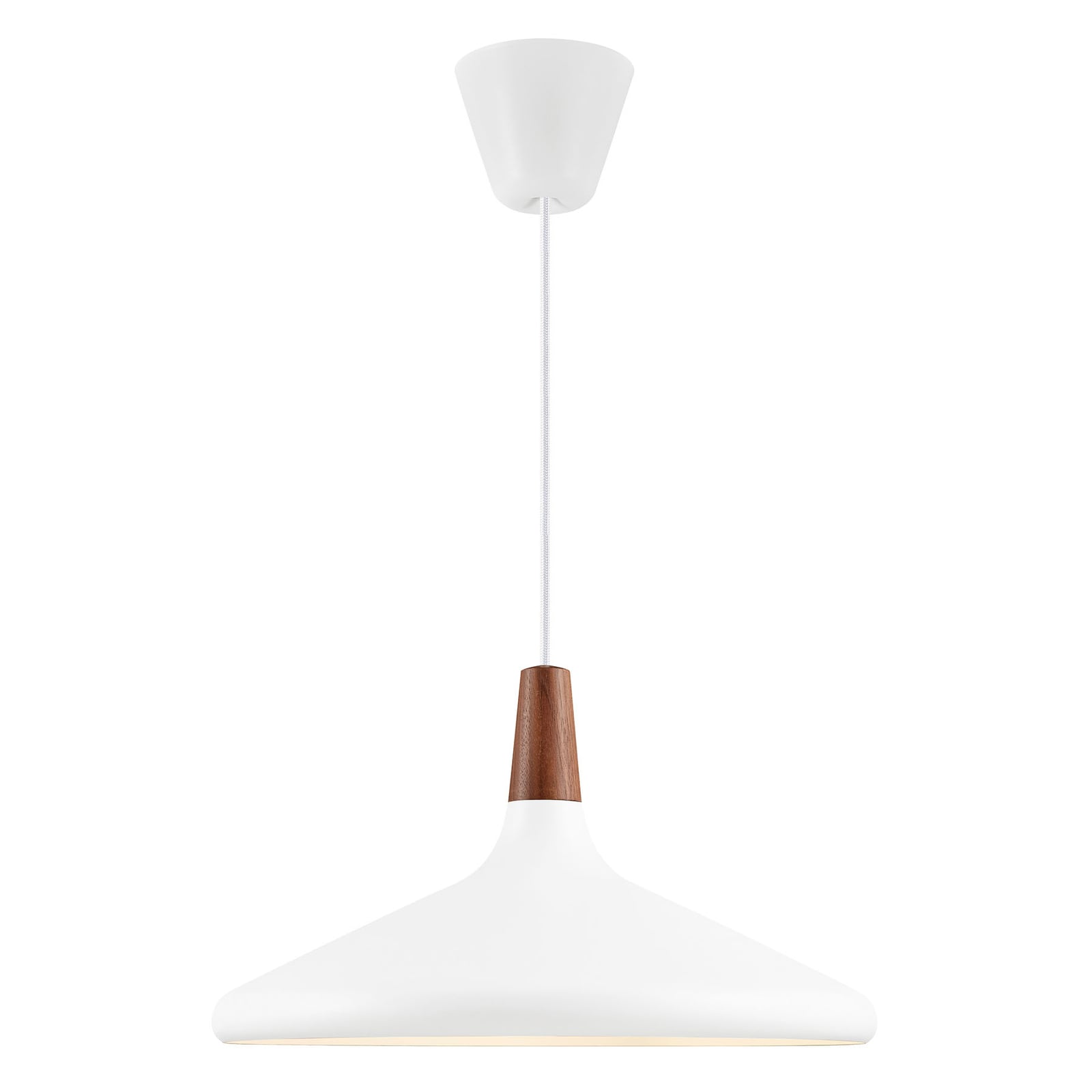 Hengelampe Nori Ø 39 cm, hvit - DFTP