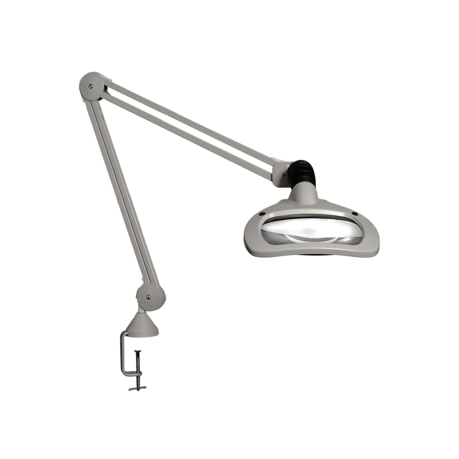 GLamOX LED magnifying light Wave 3.5 Dpt Grey, steel, aluminium, 6 W, energy efficiency: A+