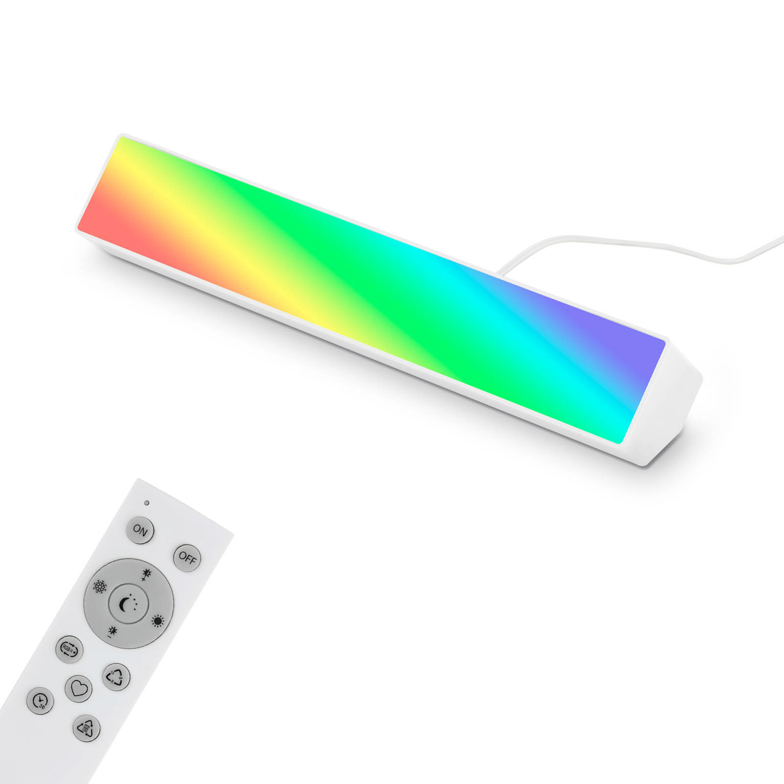 LED wallwasher Muro S, CCT, RGB, dimmable, λευκό