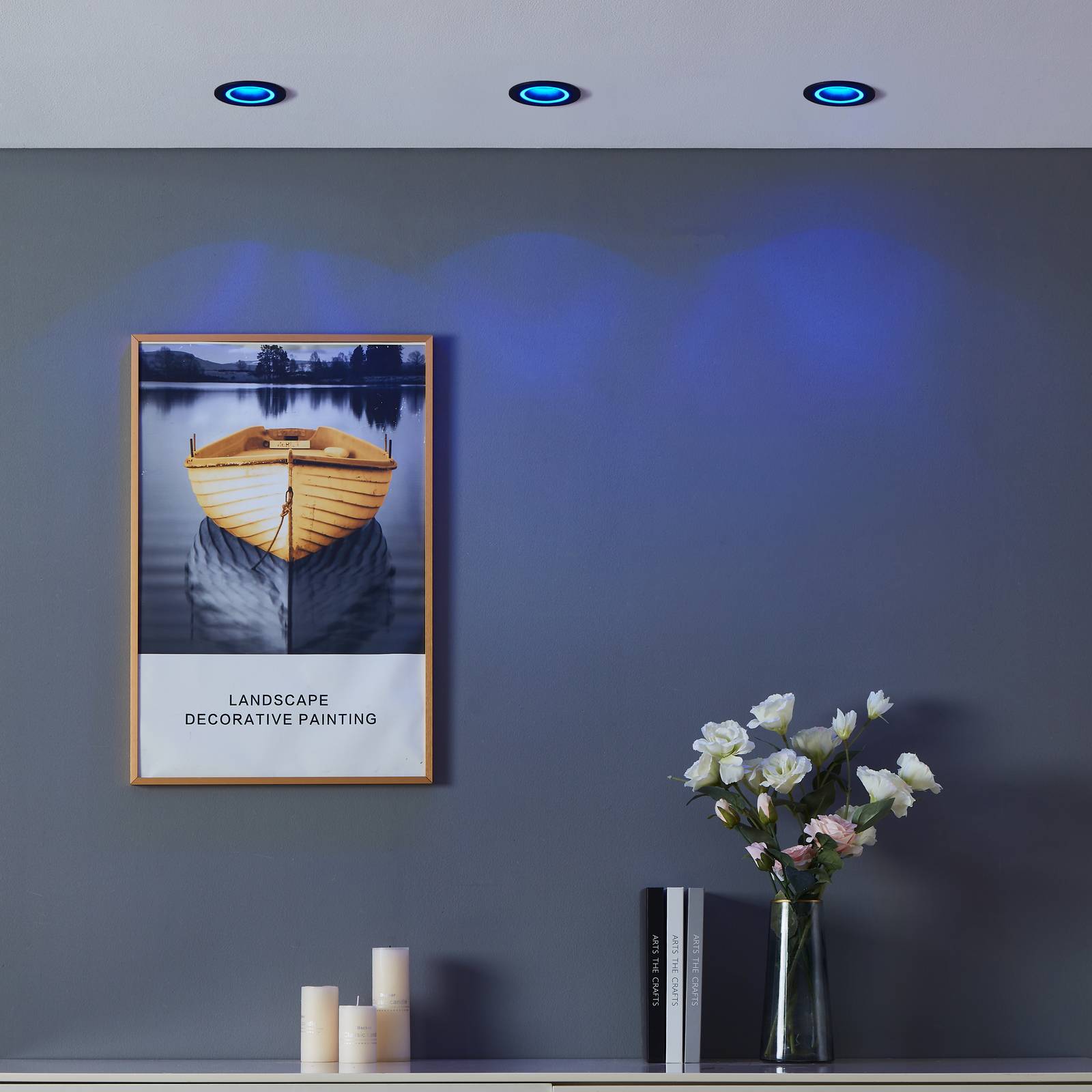 EGLO connect Inteligentna lampa LED Carosso-Z, Ø 9 cm, czarna