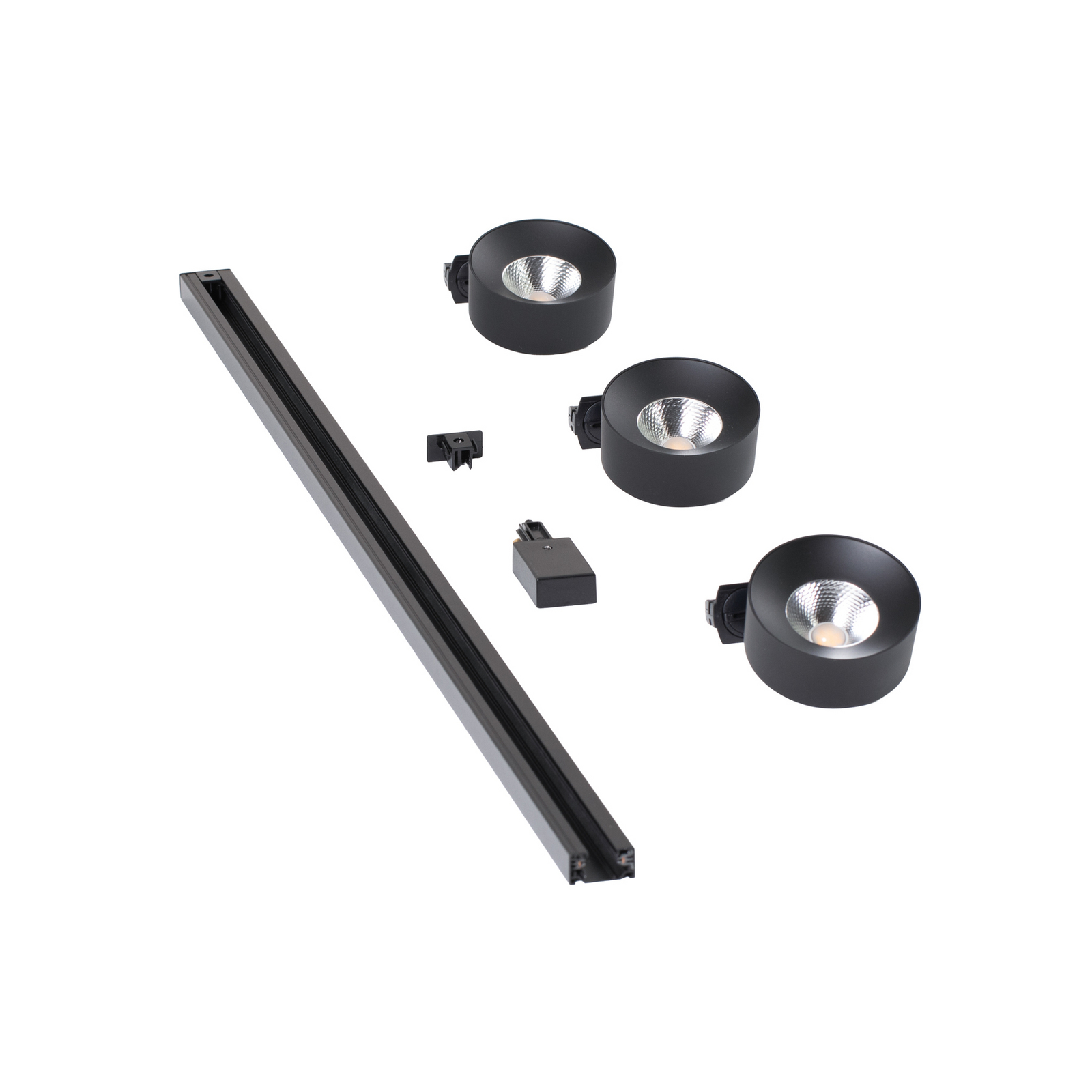 Σύστημα ράγας Lindby Linaro, Ø 9,5 cm, 3 φτερά, LED, μαύρο Σύστημα ράγας Lindby Linaro, Ø 9,5 cm, 3 φτερά, LED, μαύρο