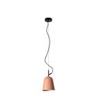 Lampa wisząca Studio, Ø 16 cm, różowy/czarny, stal