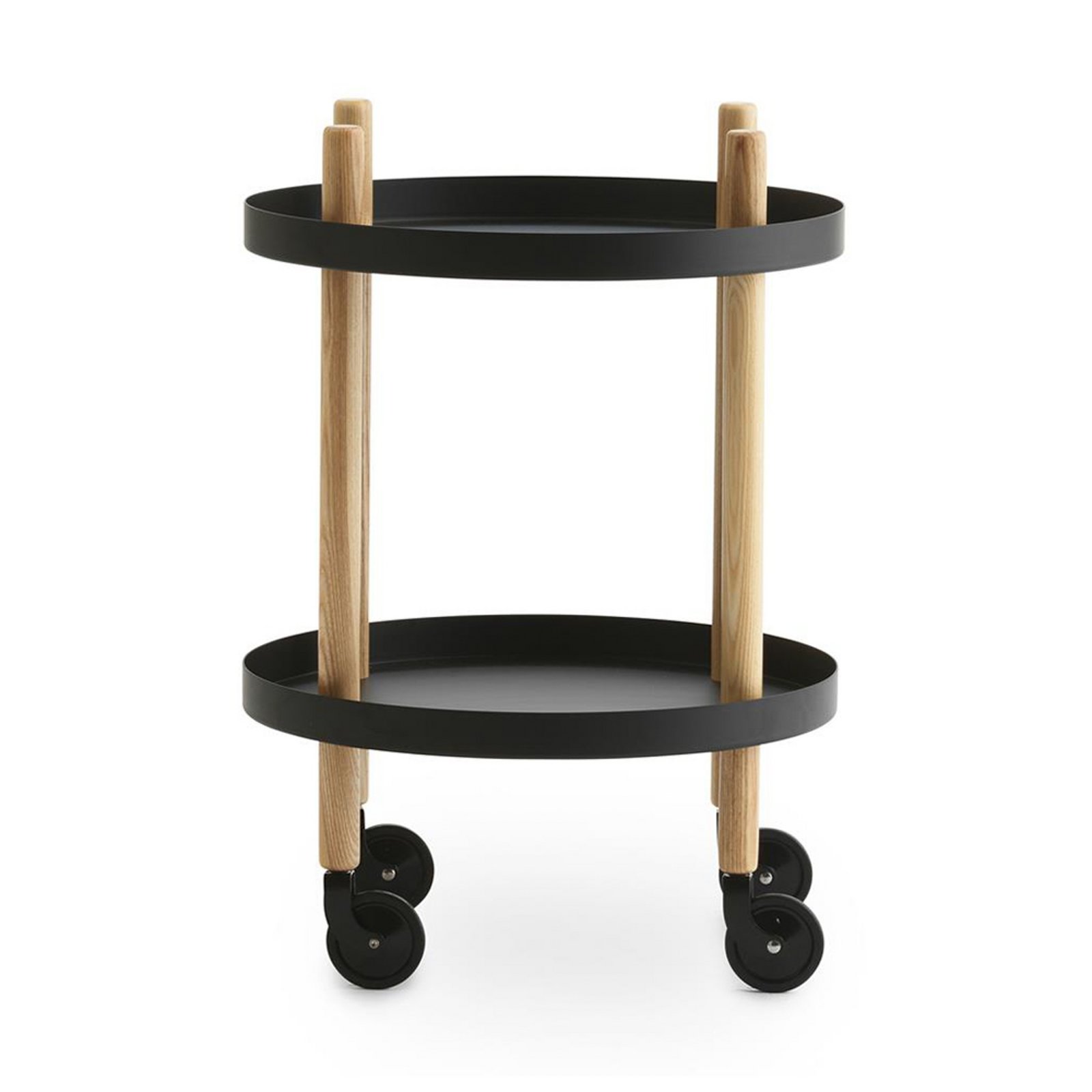Block Trolley Ø45 Black - Normann Copenhagen Block Trolley Ø45 Black - Normann Copenhagen