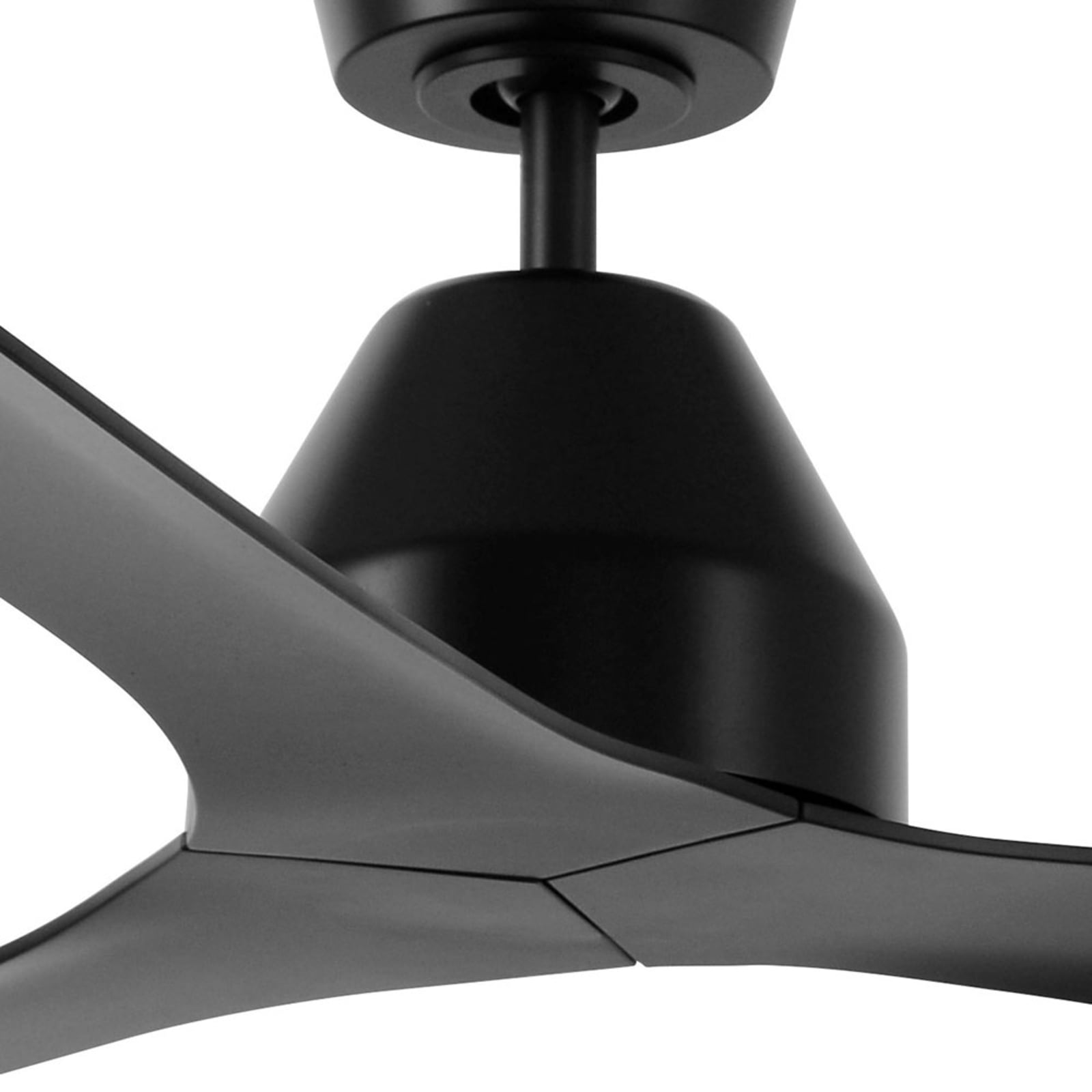 Ventilateur de plafond Whitehaven, noir, courant continu, Ø 142 cm - Beacon Ventilateur de plafond Whitehaven, noir, courant continu, Ø 142 cm - Beacon
