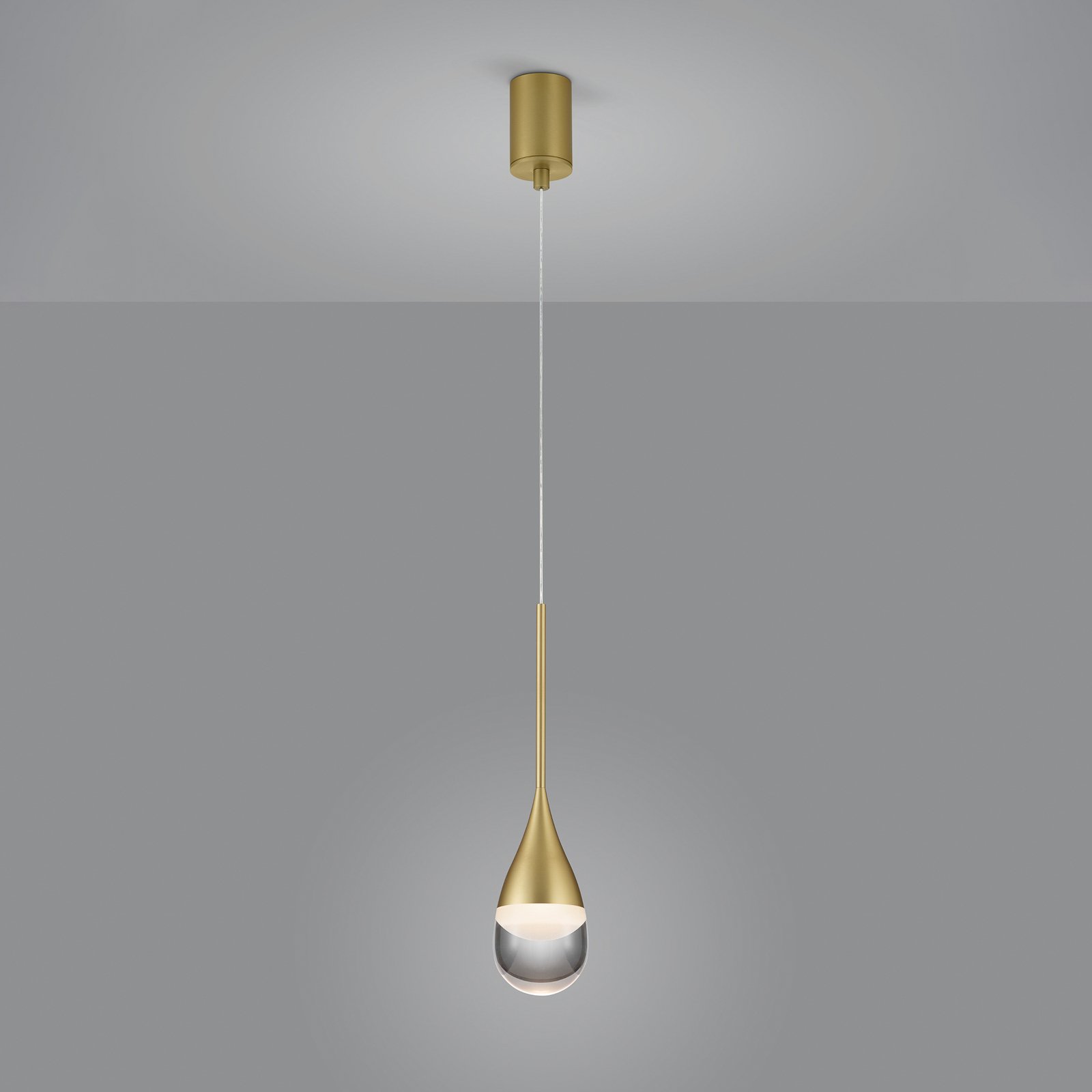 Helestra Deep LED-Hängeleuchte in Tropfenform