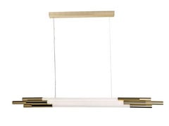 Org Lámpara Colgante Horizontal 1300 Oro - DCW