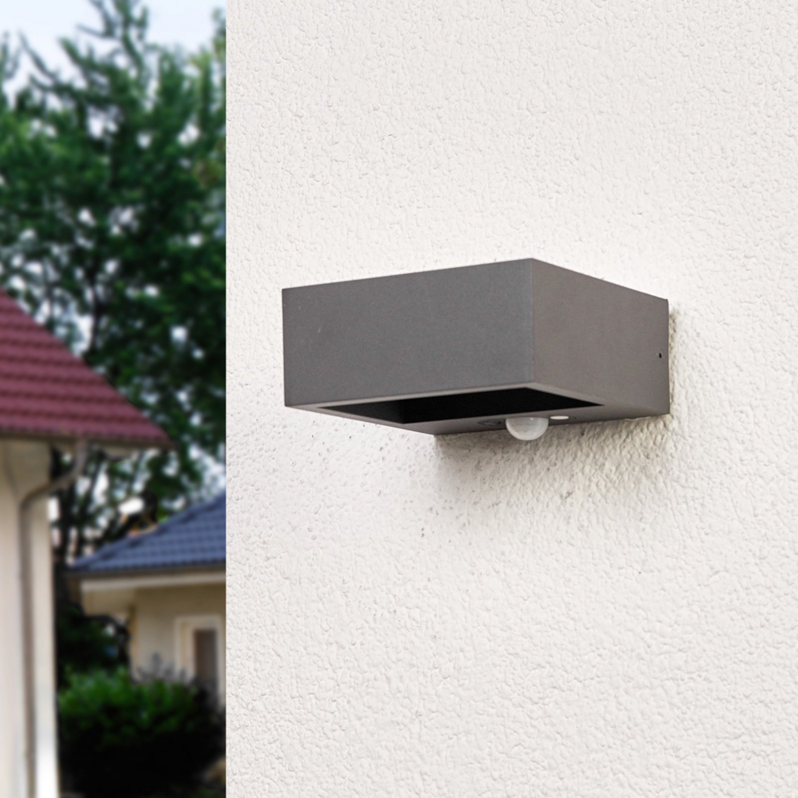 Mahra Outdoor Wall Lamp IP54 Graphite - Lucande