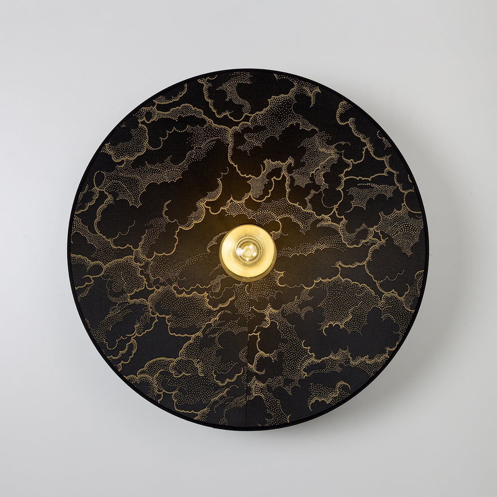 Lampada a sospensione Gatsby, kumo nero, Ø 60 cm - MARKET SET