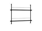 Magazine Shelving Black/Black - Moebe