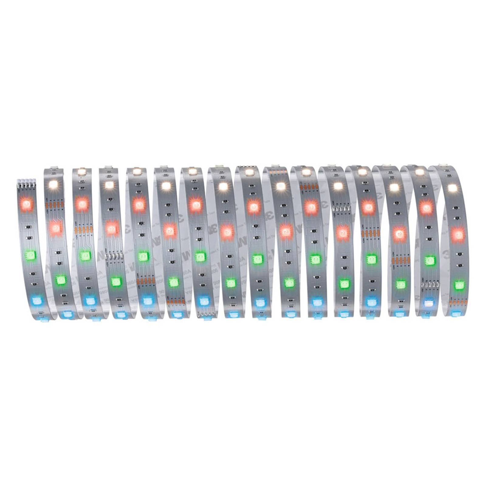 Paulmann MaxLED 250 extension IP20 RGBW 5 m, for Living / Dining Room, plastic, 31.5 W, L: 500 cm, W: 1.25 cm, H: 0.3 cm