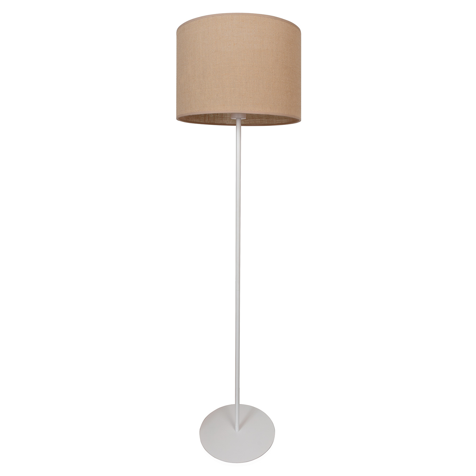 Stehleuchte Jute cylinder, naturbraun, Höhe 145cm