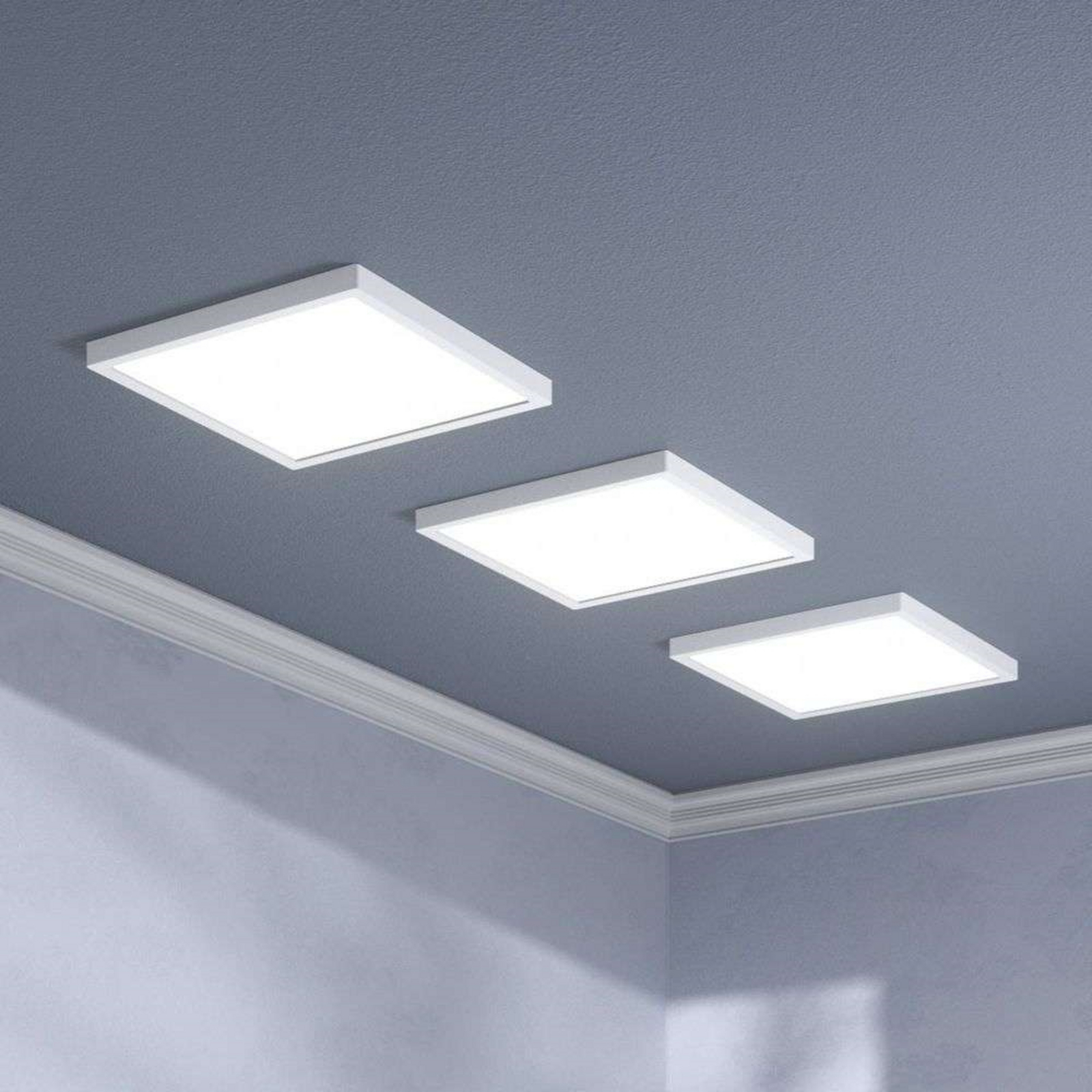 Solvie LED Plafoniera Quadrato Bianco - Arcchio