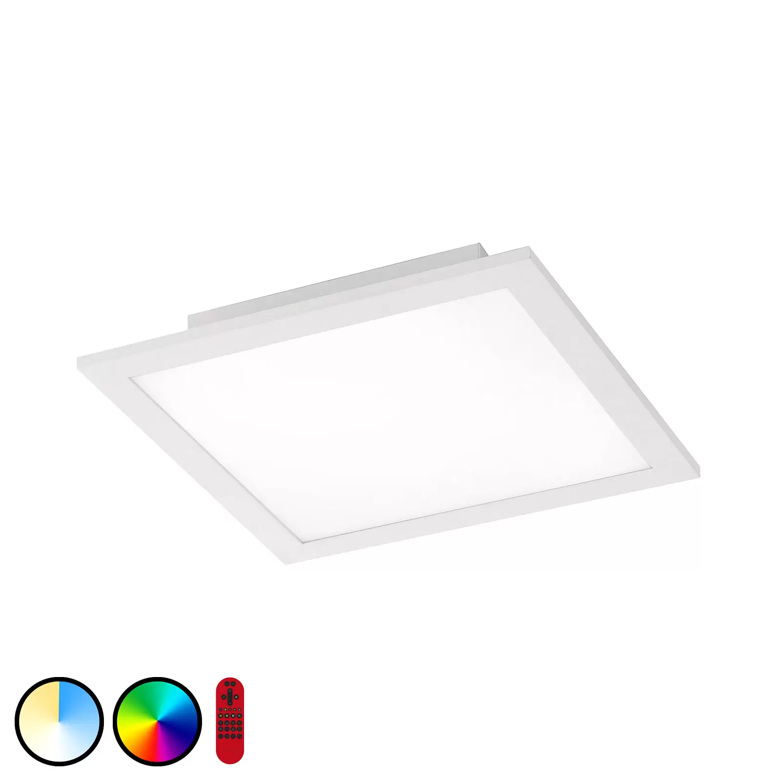 Panneau lumineux LED Q-Flat 45 x 45cm 4000K blanc