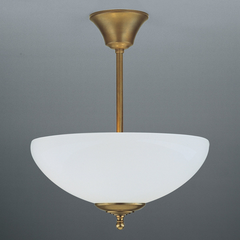 Handtillverkad plafondlampa ANNI, mässing