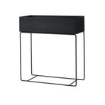 ferm LIVING Cutie pentru plante, negru, 60 x 25 x 65 cm, oțel