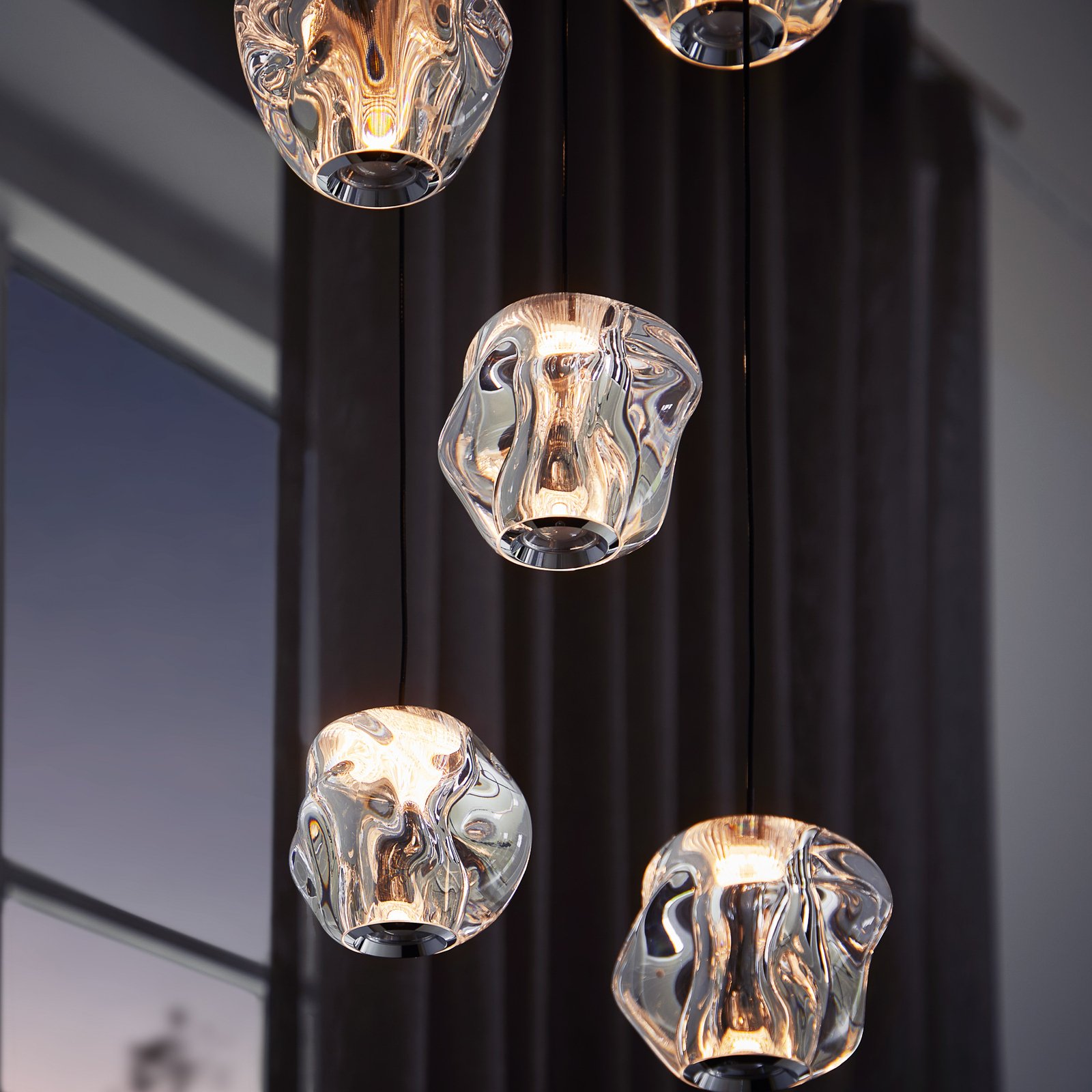 Ice Ball 5 Pendant Transparent - Loom Design