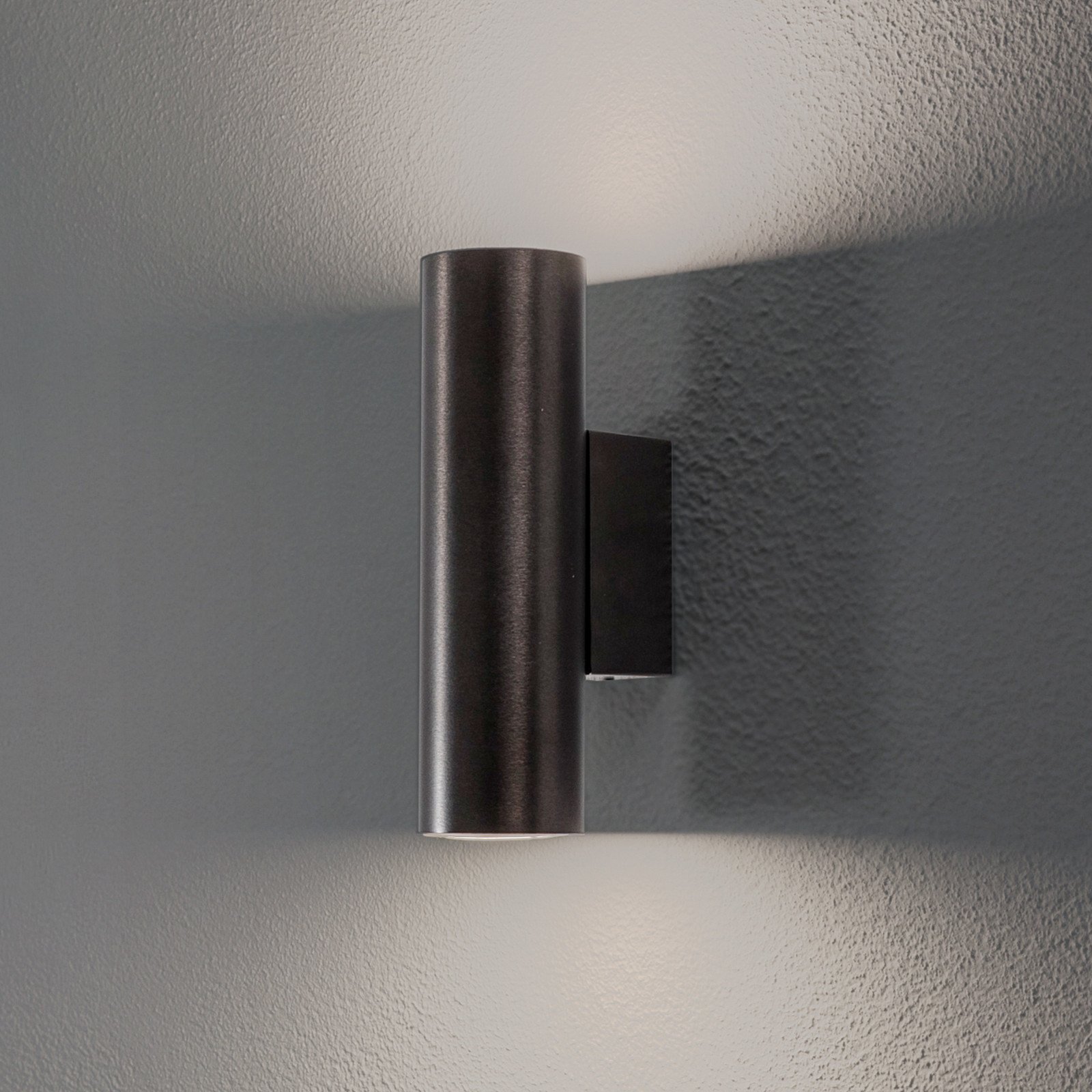 Argon Aplică de perete Marion Plus negru GU10 oțel înălțime 18 cm - Camera de zi / sufragerie - Modern - Metal