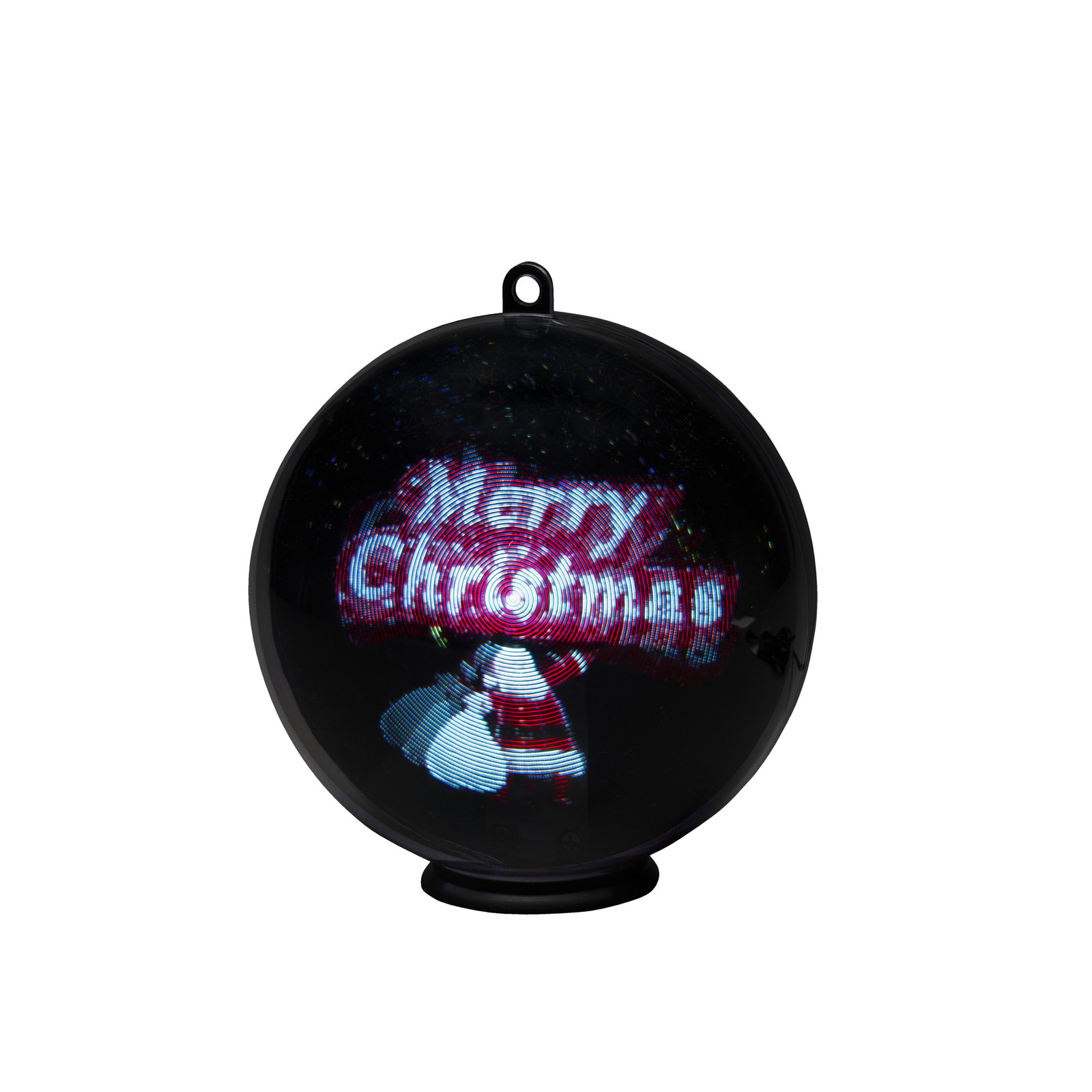 Boules hologramme 3D, Merry Christmas, 64 LED