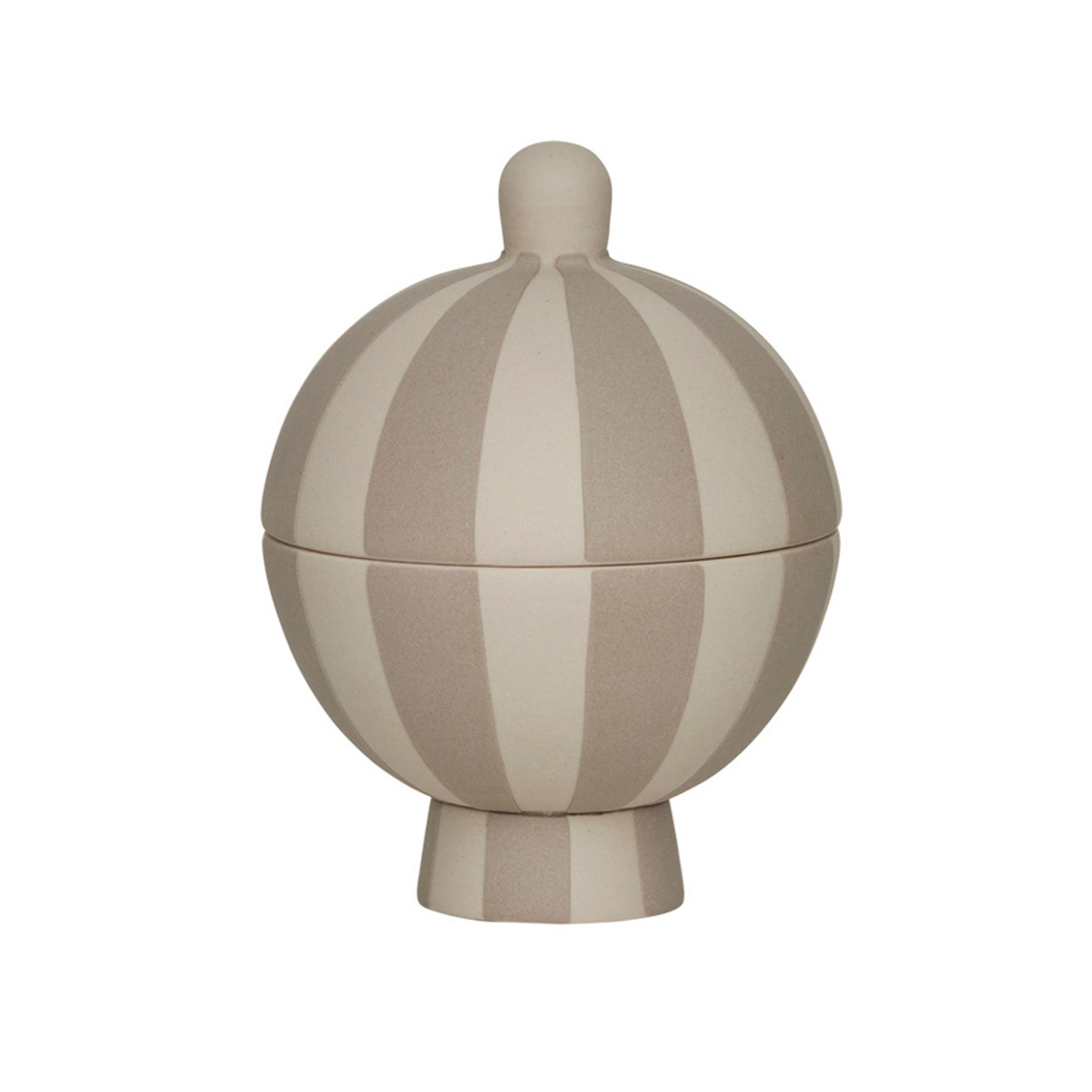Toppu-säilytyslaatikko, beige/valkoinen – OYOY Living Design