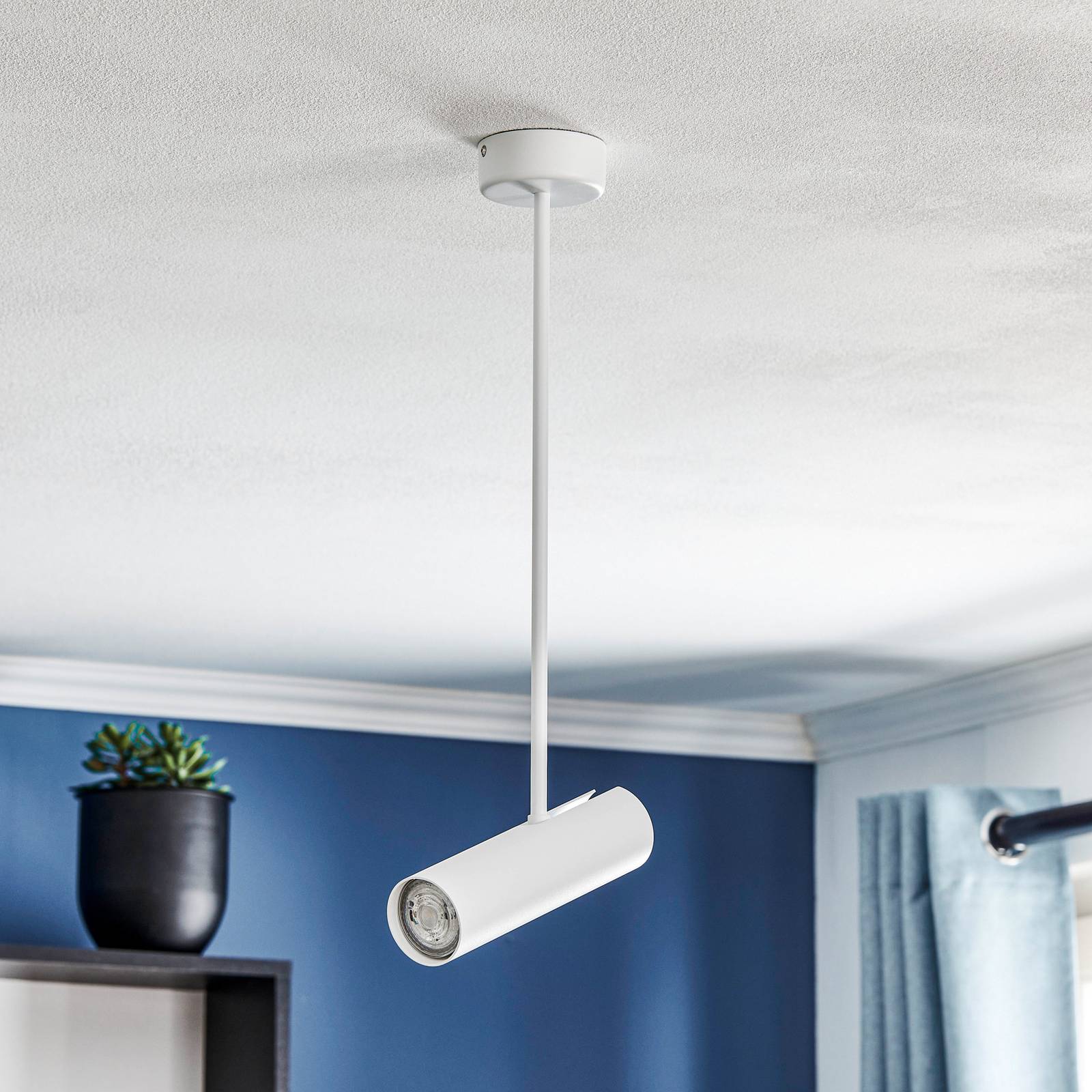 Euluna Spot pour plafond Mono Long M blanc