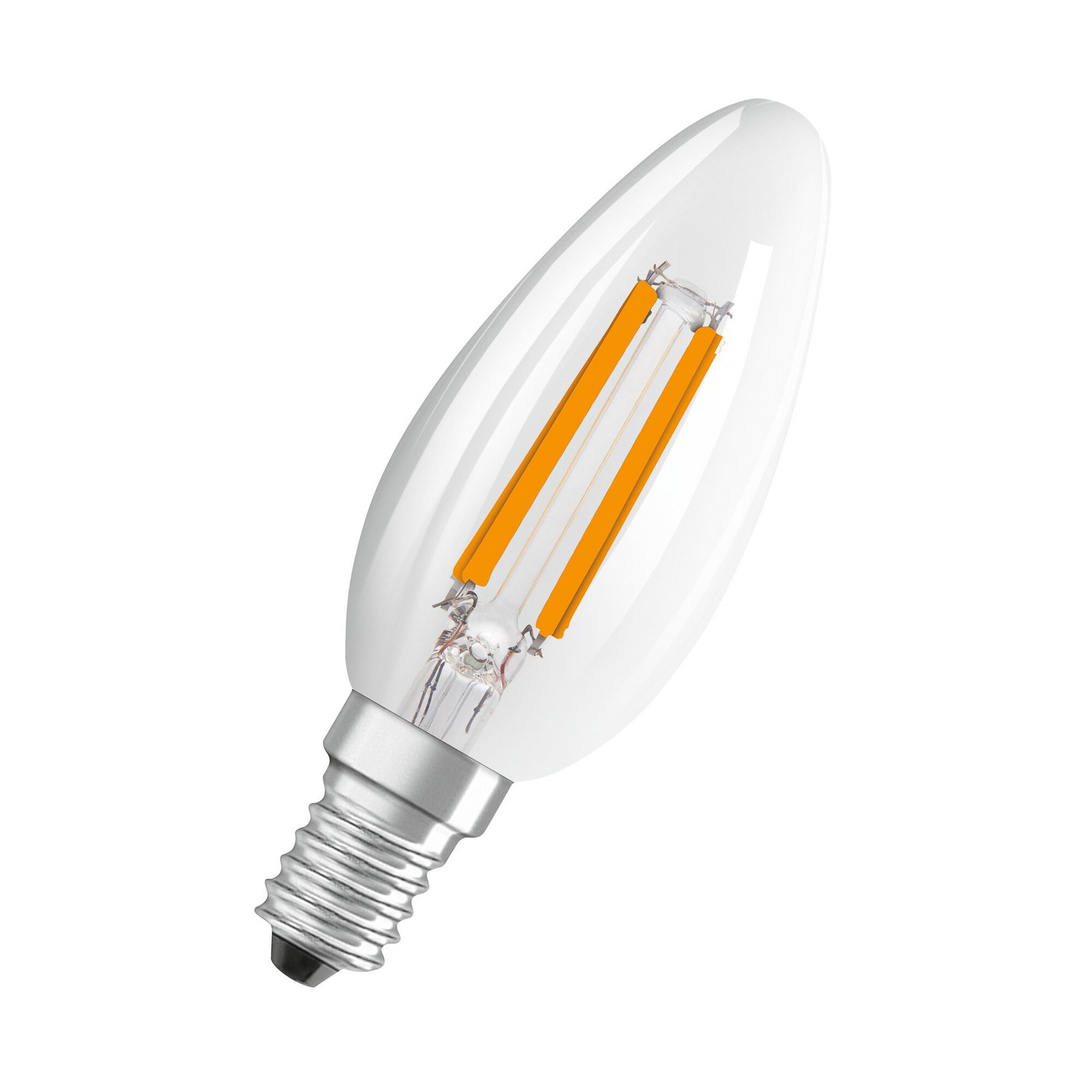 OSRAM LED-ljusstake E14 2,2W 827 energiklass 3-pack