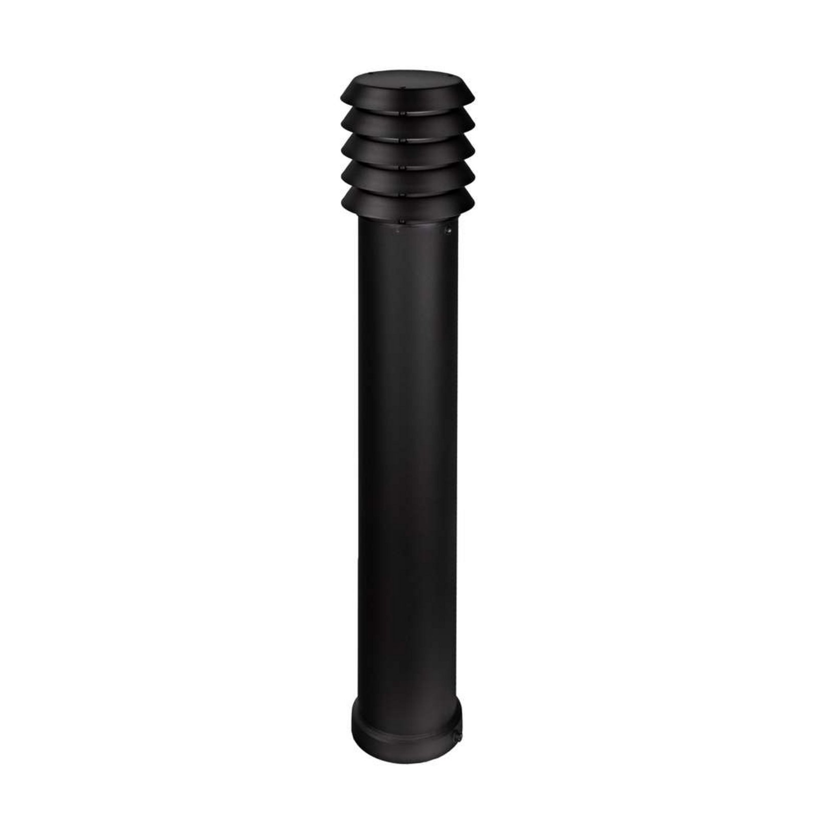 Alta E27 Halogen Outdoor Bollard Large w/Anchoring Support Black - Norlys