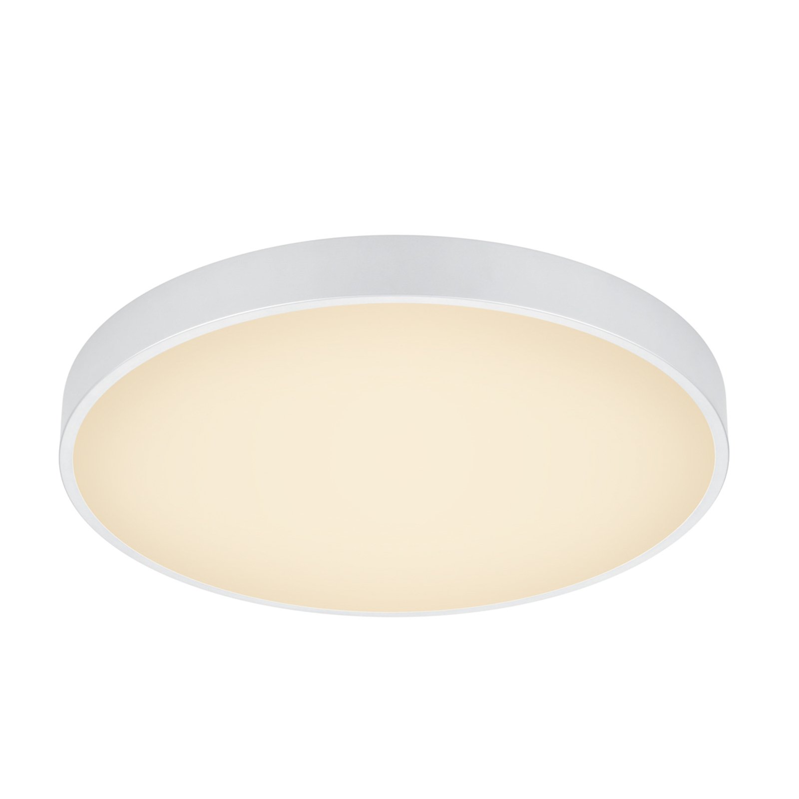 Plafonnier LED Waco, CCT, Ø 49,5 cm, blanc mat