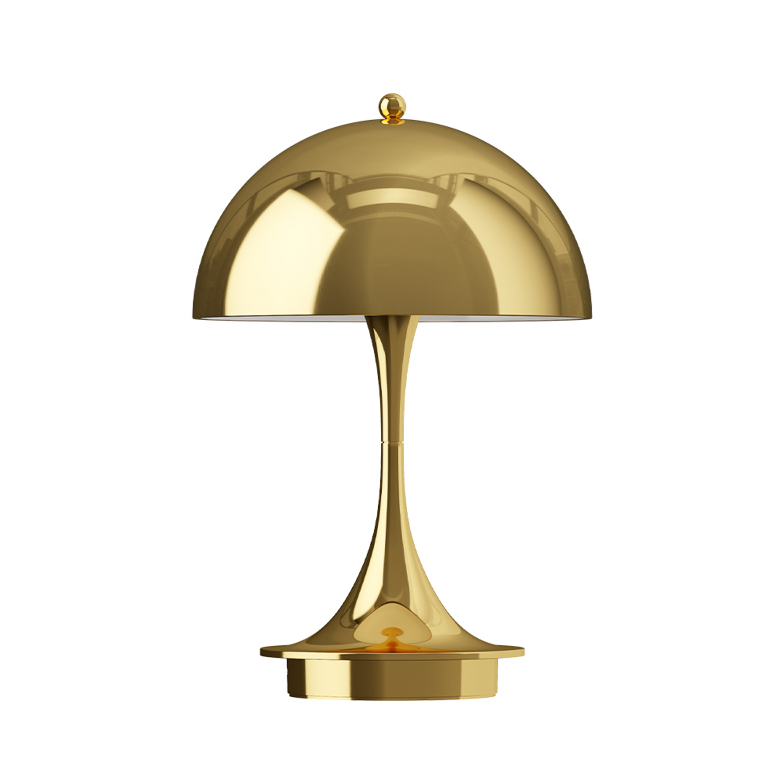 Panthella 160 Portable Table Lamp V3 Brass Metallised - Louis Poulsen