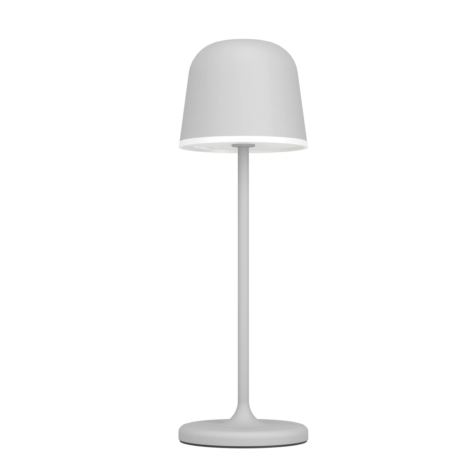 LED-bordslampa Mannera med batteri, grå