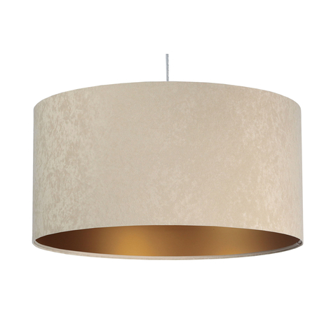 Hängeleuchte Salina, beige/gold Ø 50cm
