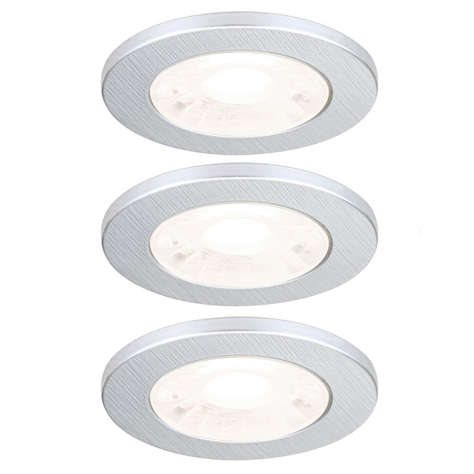 Artist LED furniture spotlight, set of 3, brass Lights.co.uk