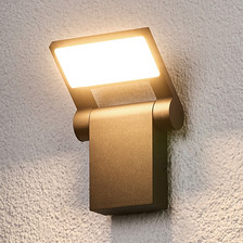 Marius LED Ulko Seinävalaisin Graphite - Lucande - Moderni - Metalli - Yksilamppuinen