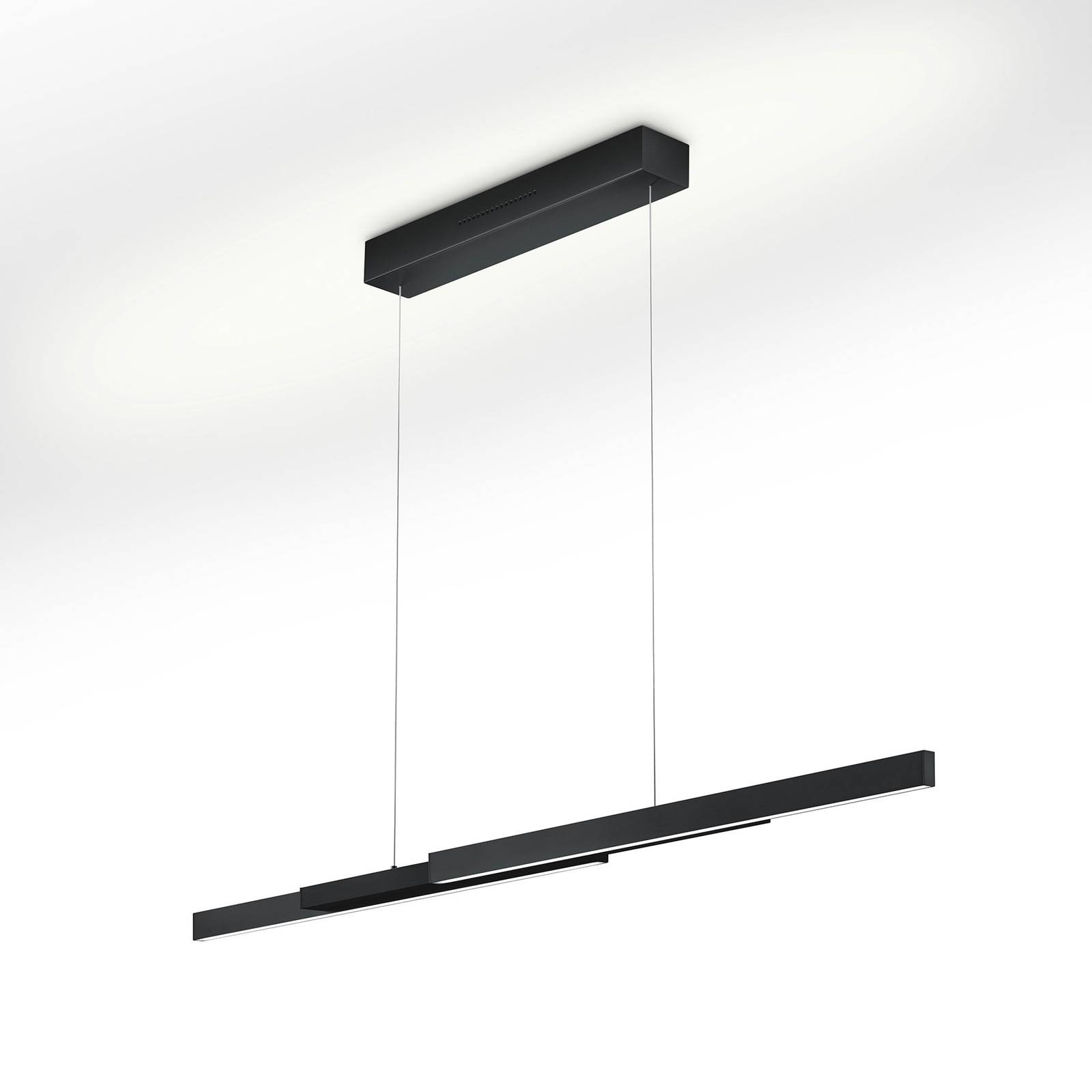 Knapstein LED-hänglampa Lara-L205 svart geststyrning